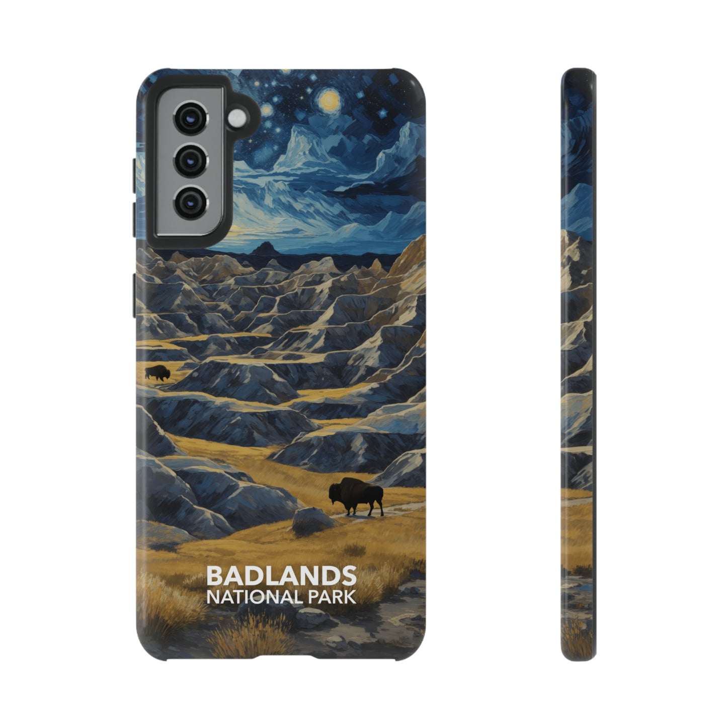 Badlands National Park Phone Case - Starry Night