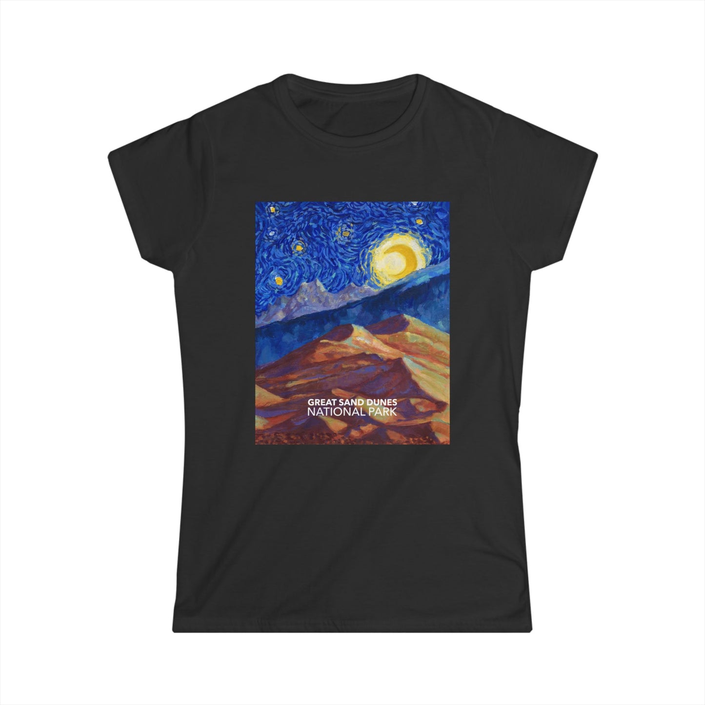 Great sand Dunes National Park T-Shirt - Women's Starry Night