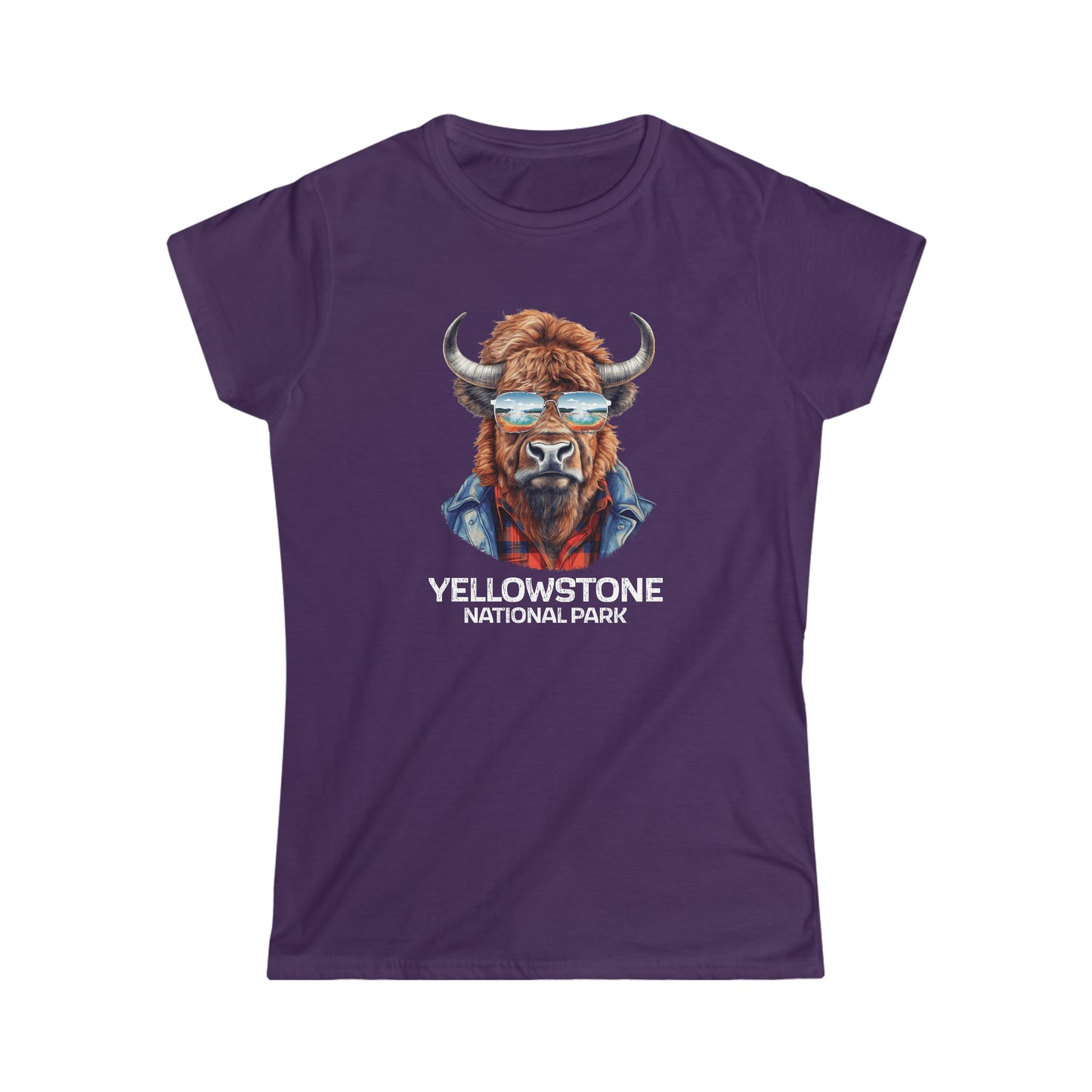 Yellowstone National Park Women's T-Shirt - Cool Bison