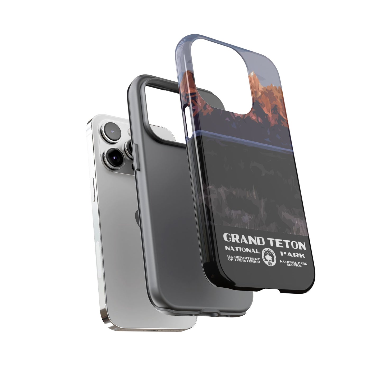 Grand Teton National Park Phone Case - WPA Style