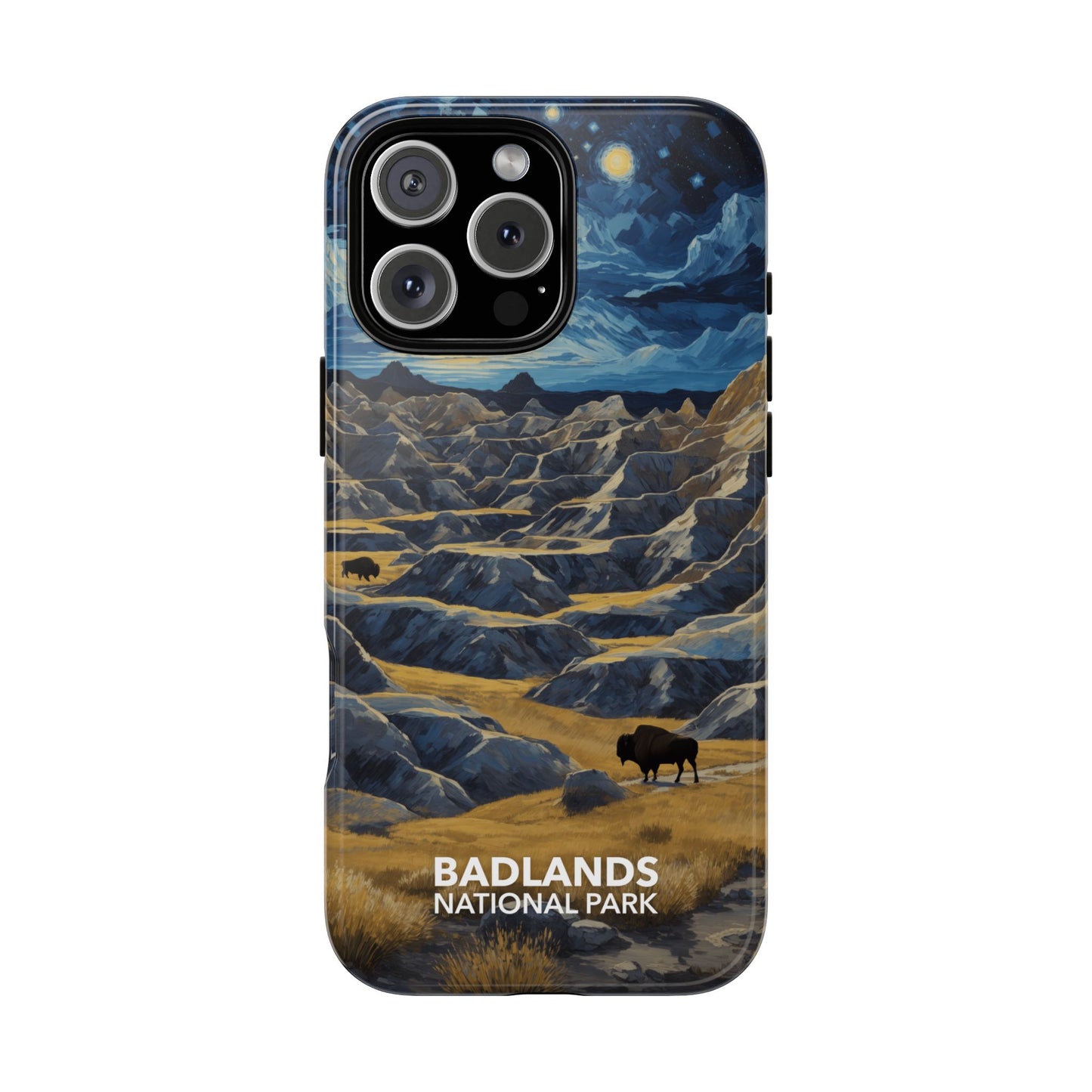 Badlands National Park Phone Case - Starry Night