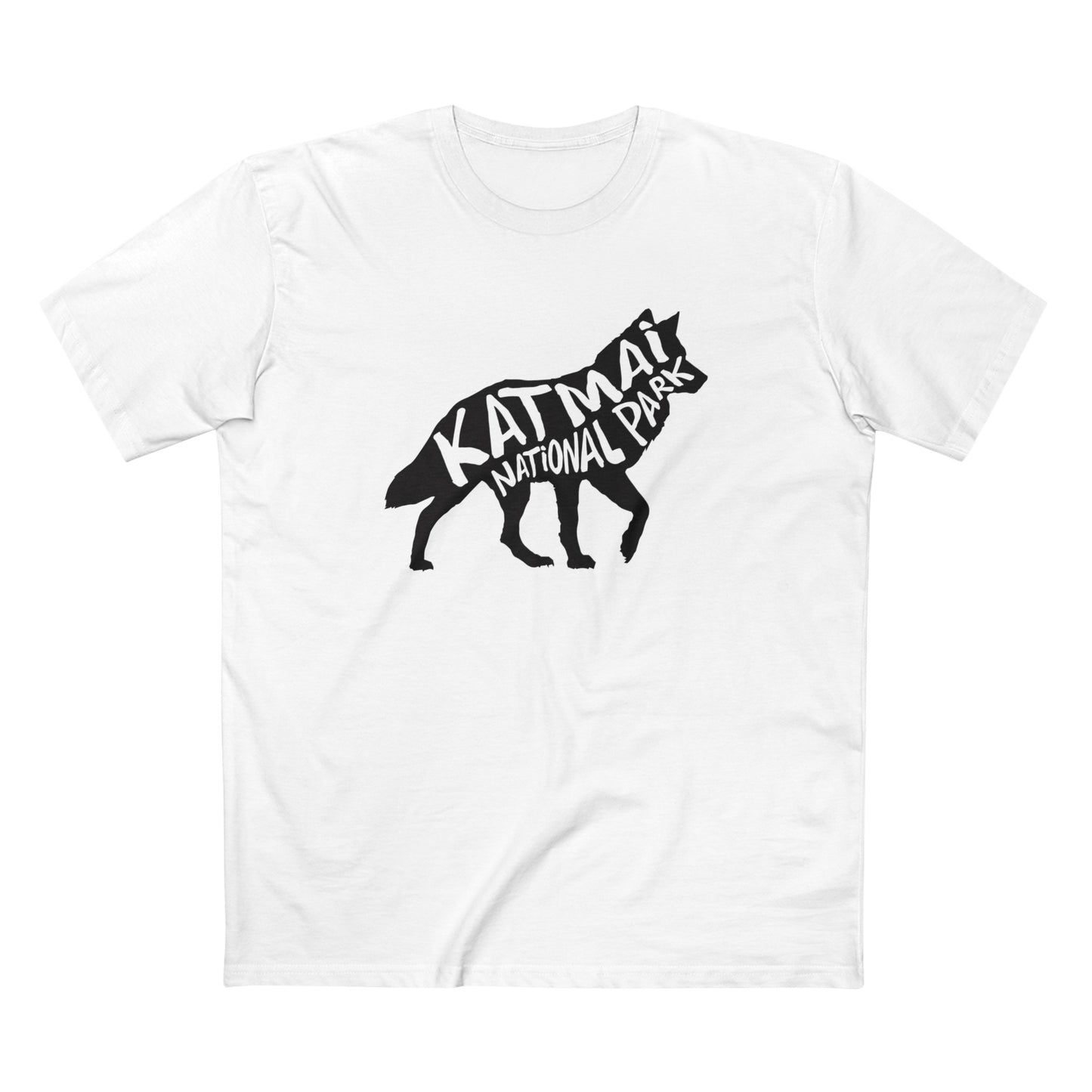 Katmai National Park T-Shirt - Gray Wolf