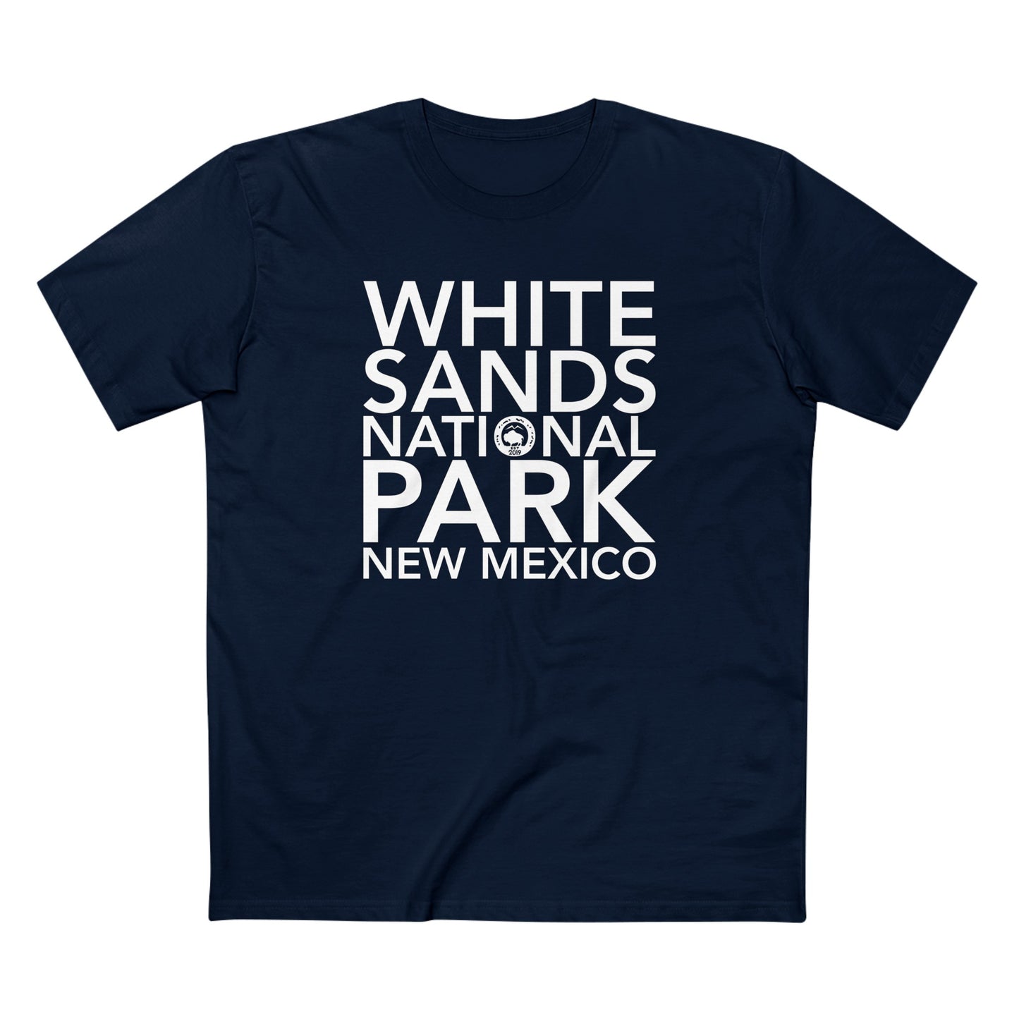 White Sands National Park T-Shirt Block Text