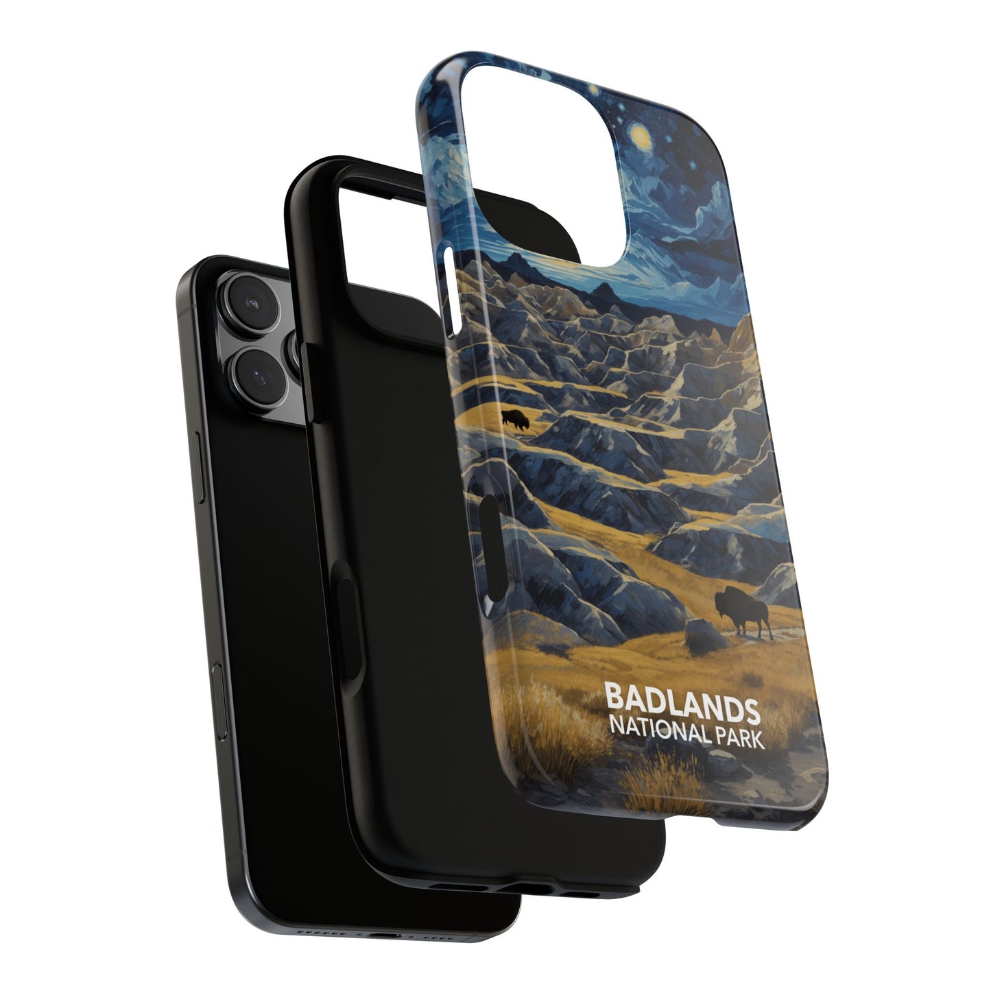 Badlands National Park Phone Case - Starry Night