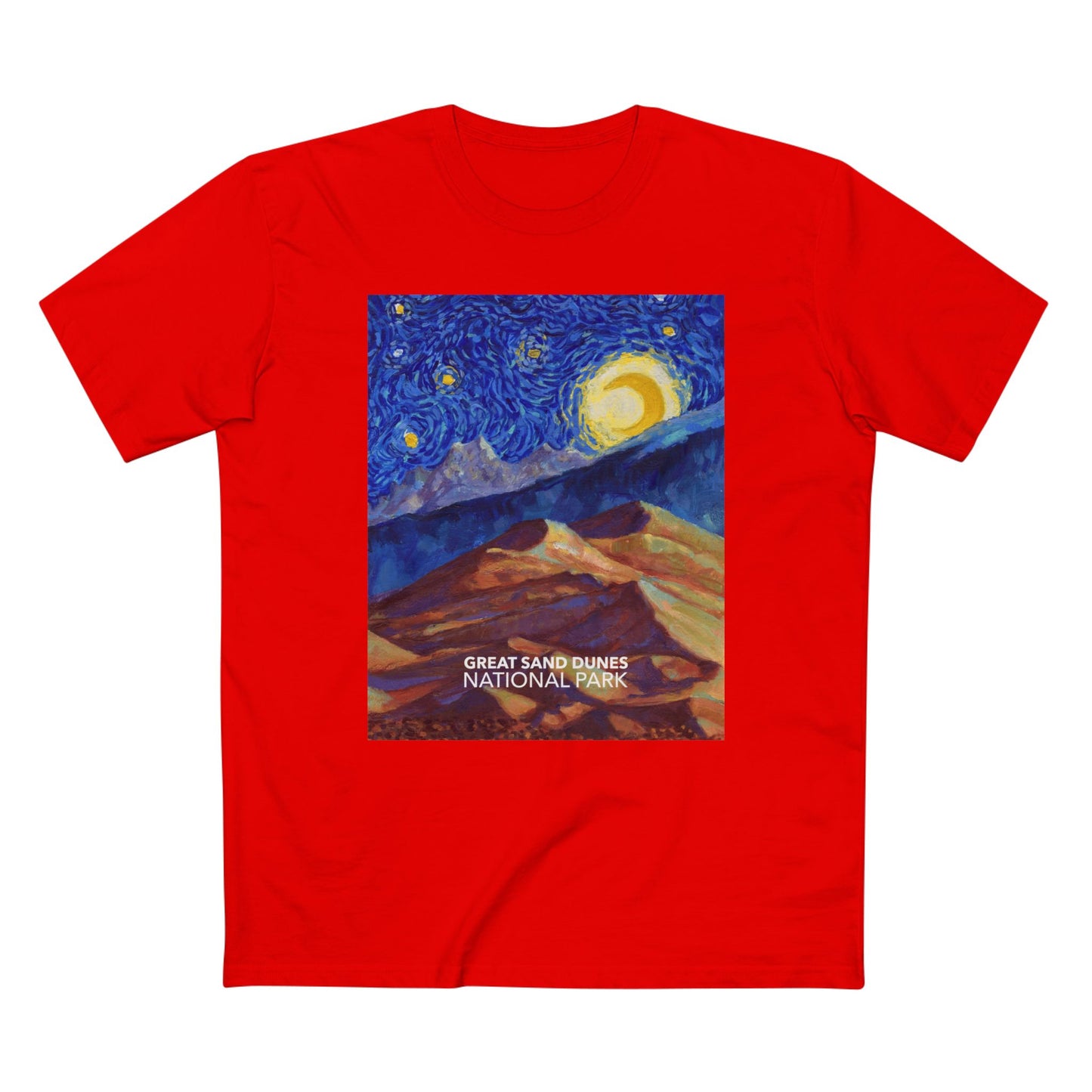 Great Sand Dunes National Park T-Shirt - The Starry Night