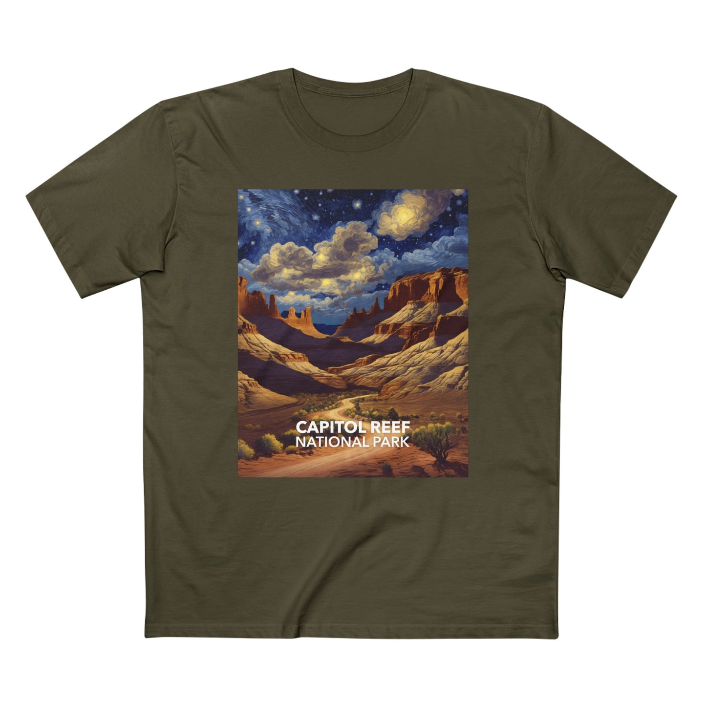 Capitol Reef National Park T-Shirt - The Starry Night