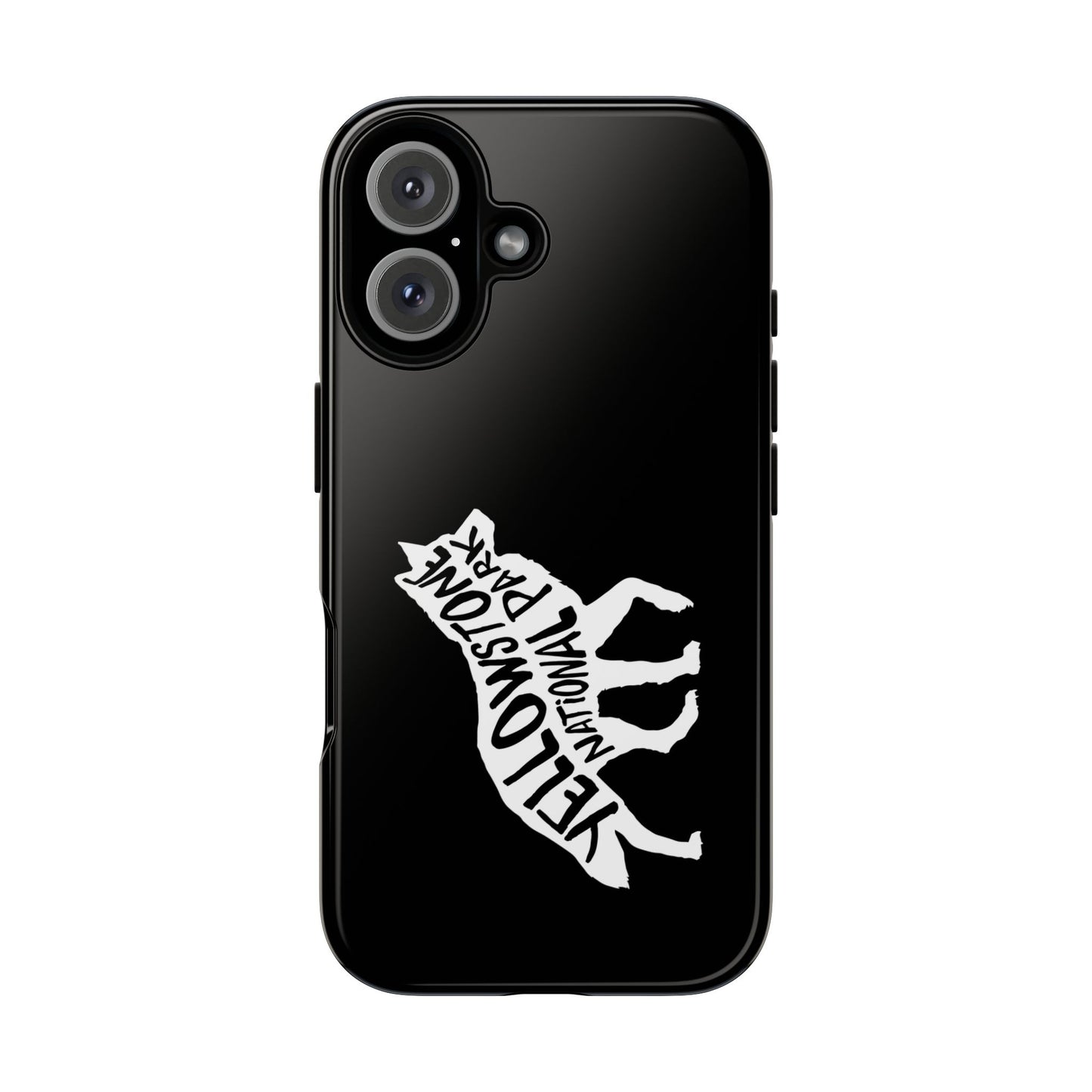 Yellowstone National Park Phone Case - Wolf Design