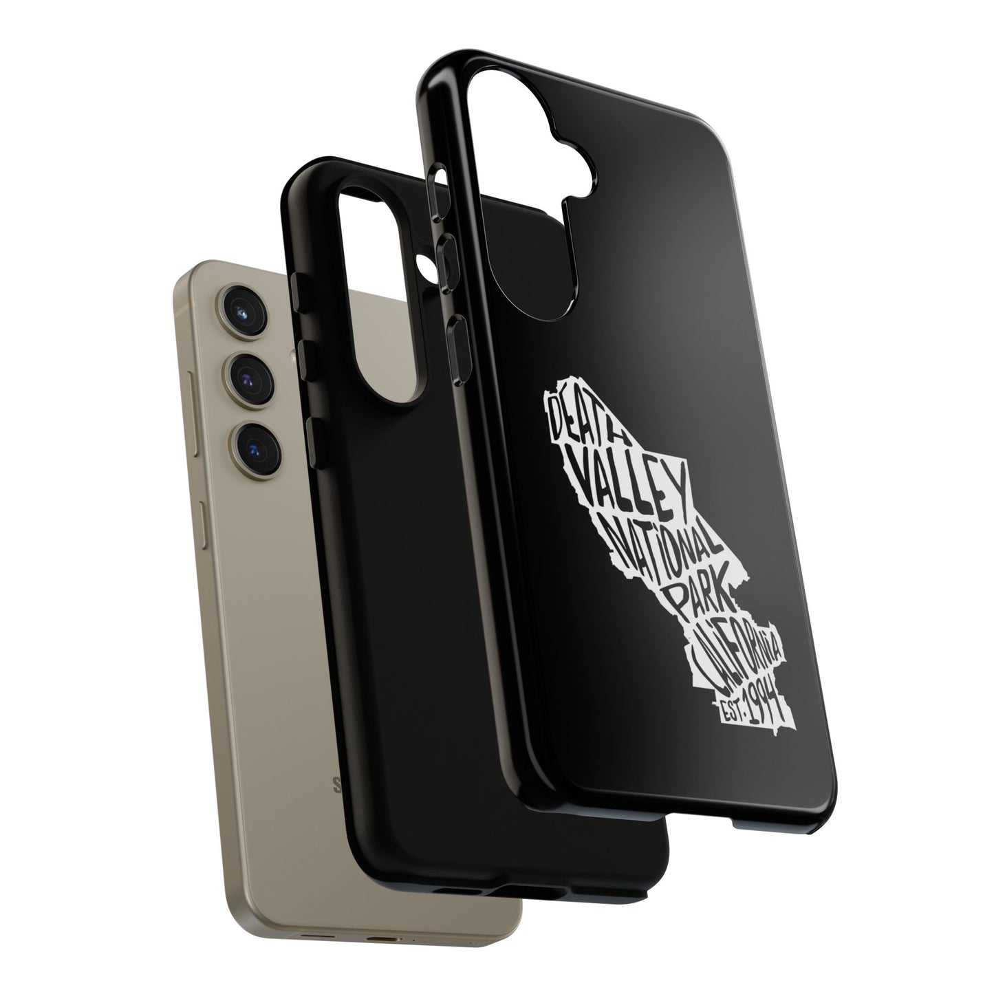 Death Valley National Park Phone Case - Map Design