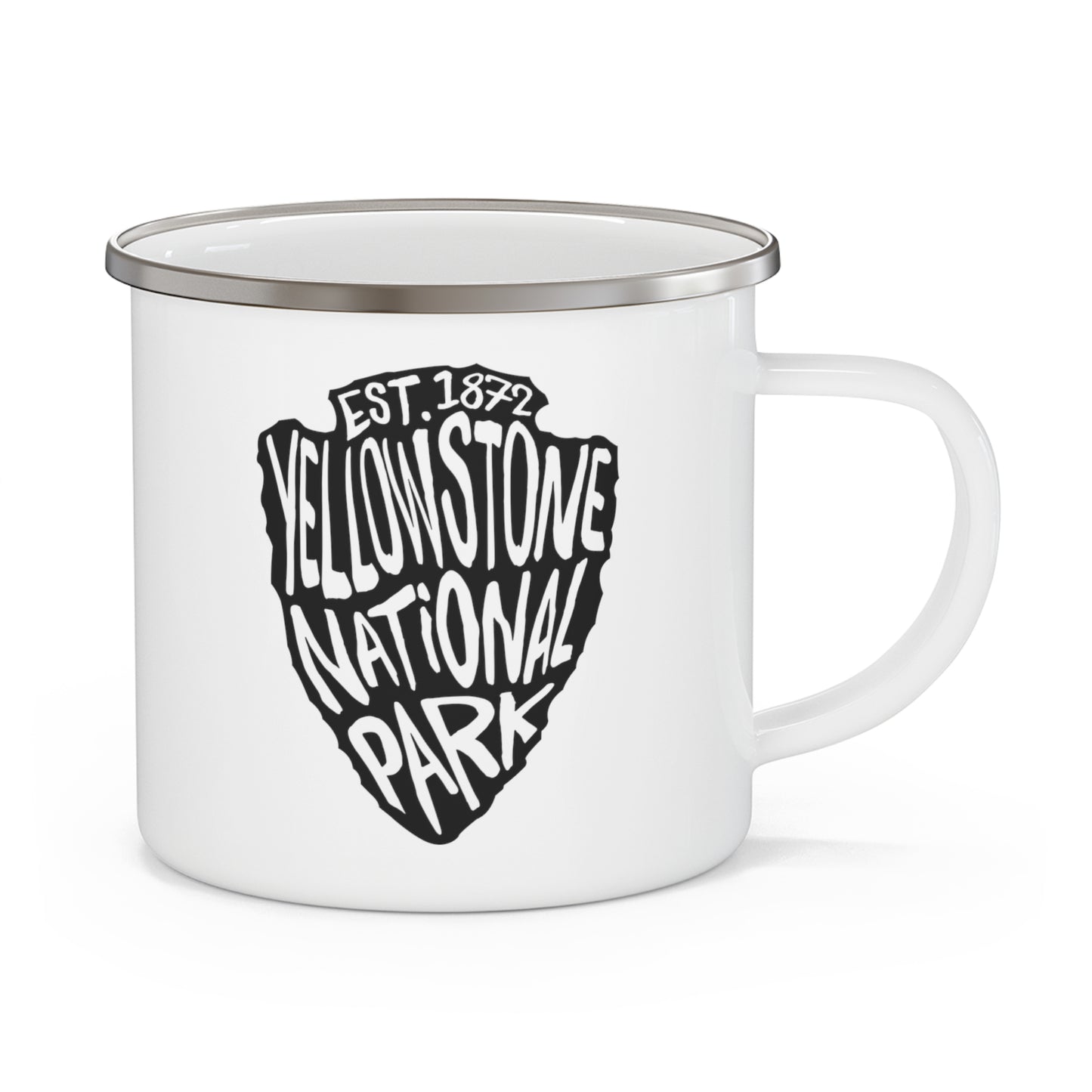 Yellowstone National Park Enamel Camping Mug - Arrowhead