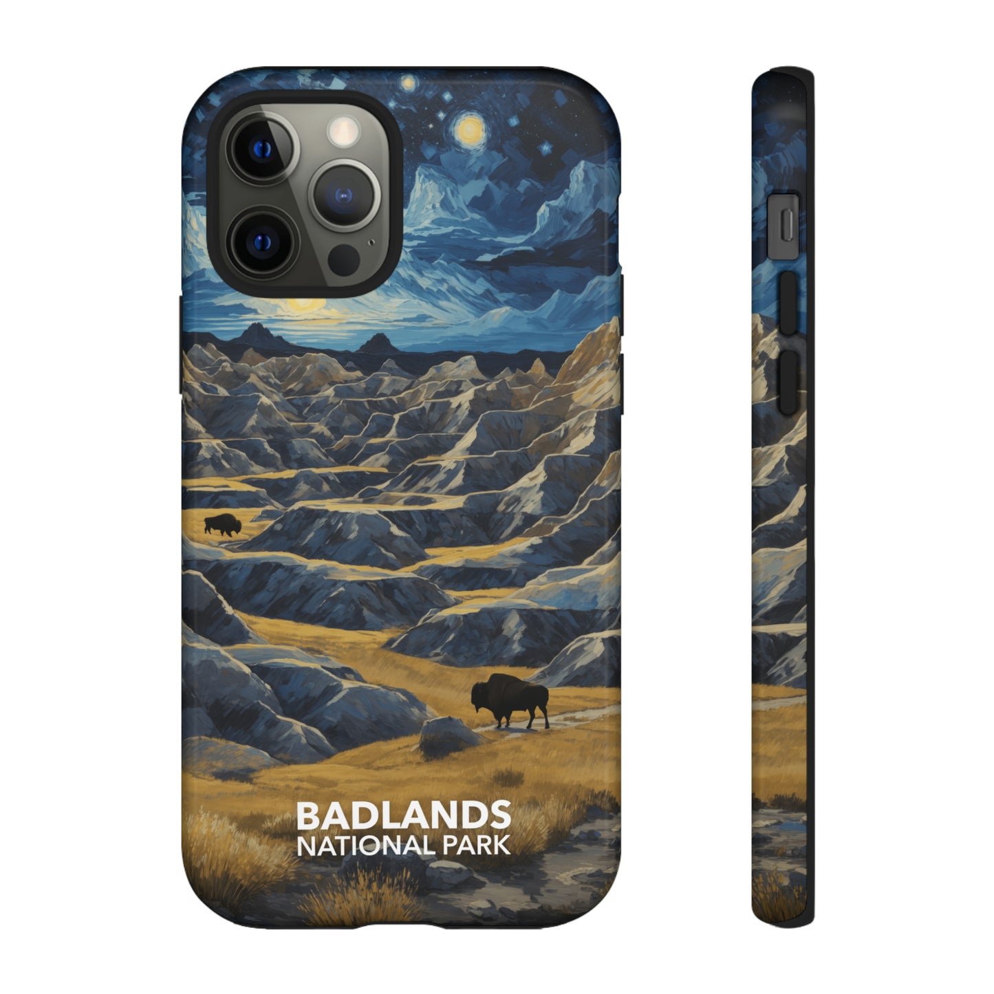 Badlands National Park Phone Case - Starry Night