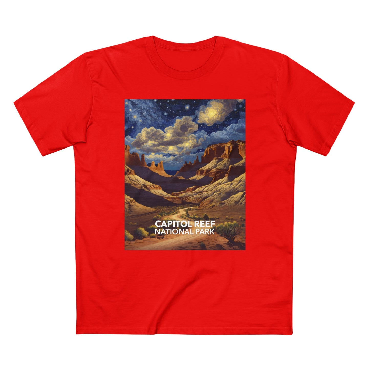 Capitol Reef National Park T-Shirt - The Starry Night