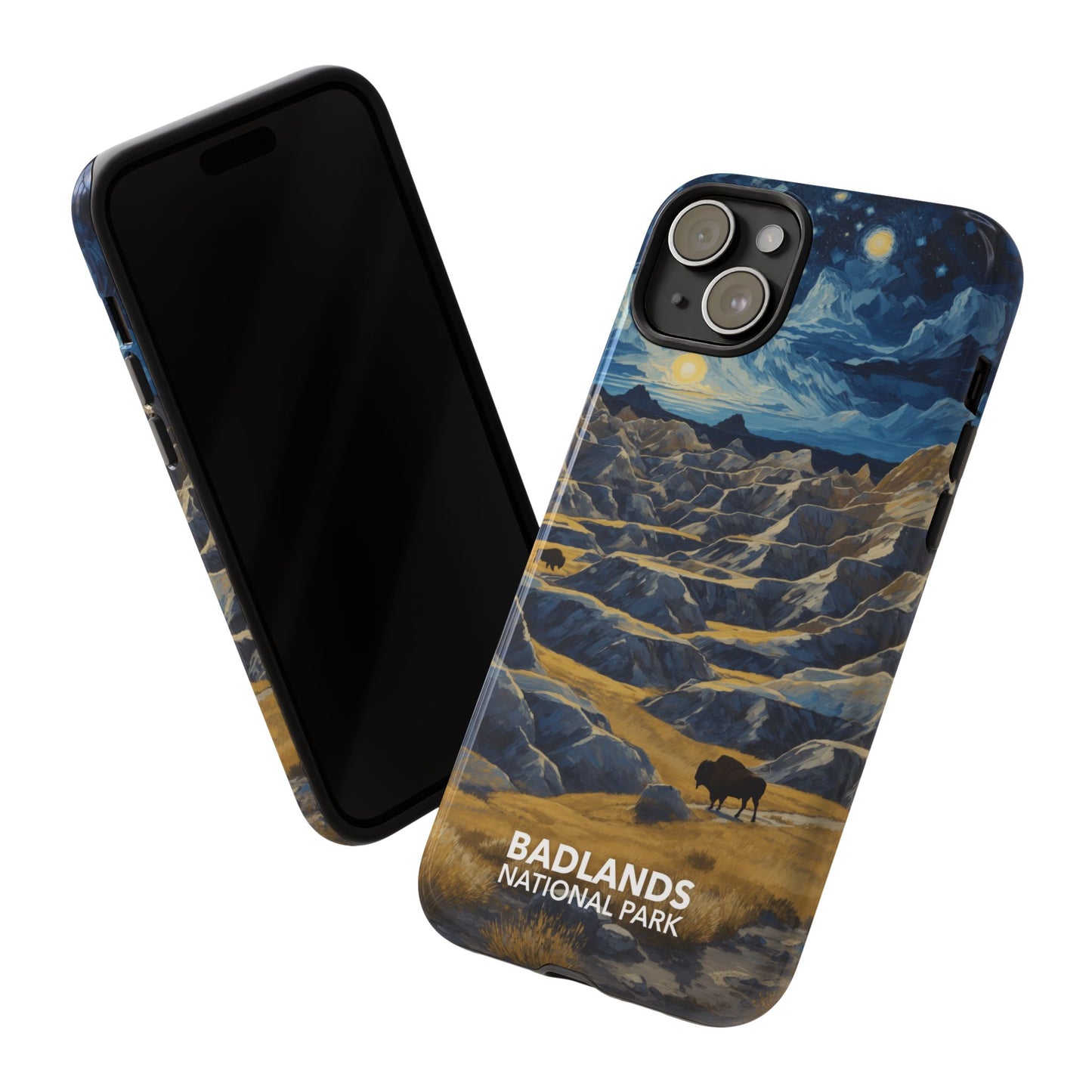 Badlands National Park Phone Case - Starry Night