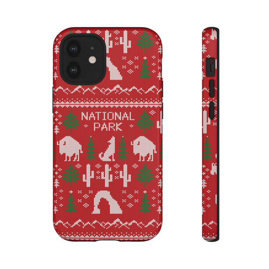 National Park Phone Case - Fair Isle Pattern