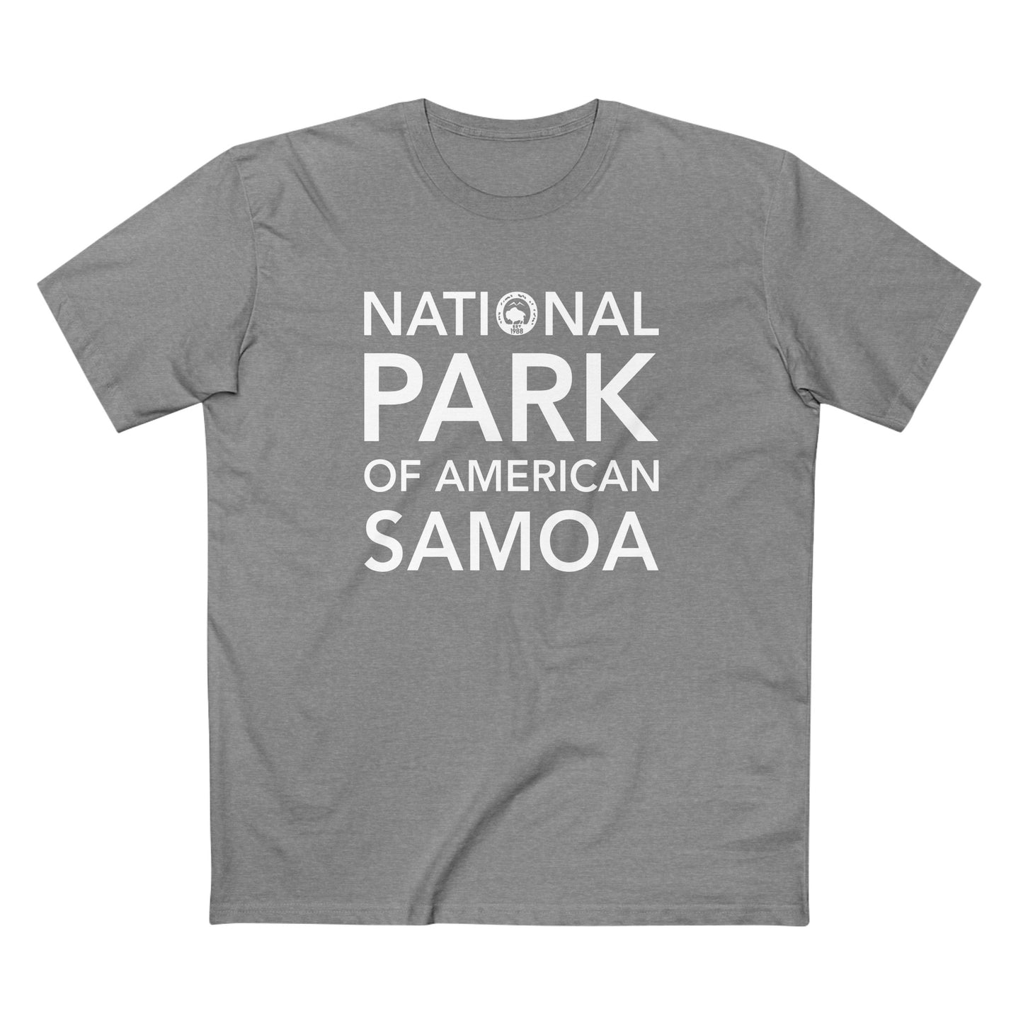 American Samoa National Park T-Shirt Block Text