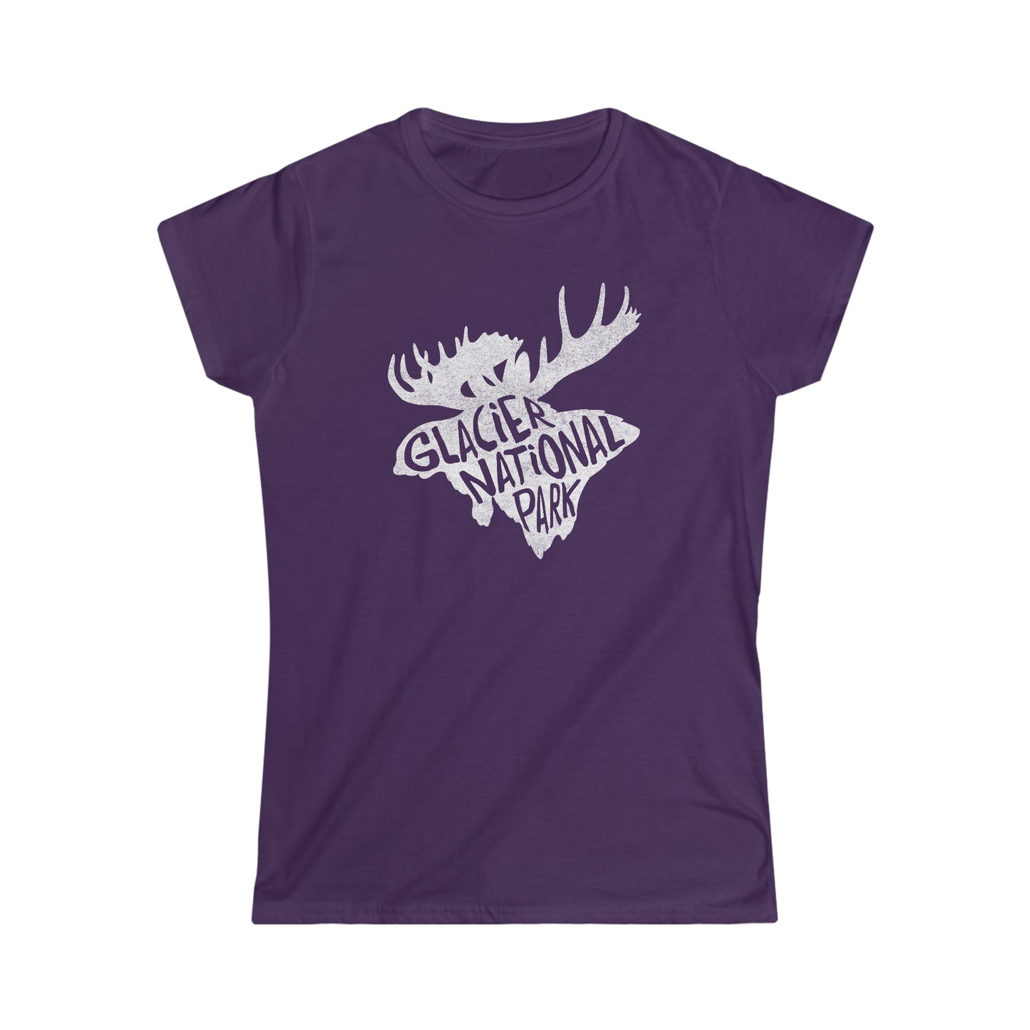 Glacier National Park Women's T-Shirt - Moose