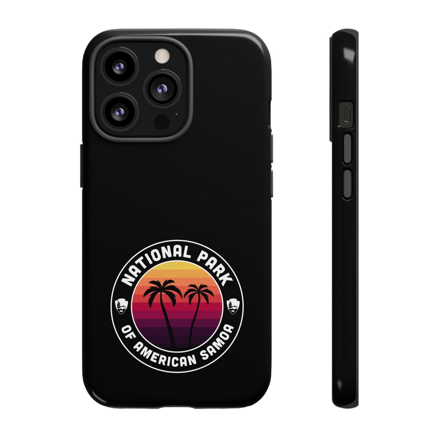 National Park of American Samoa Phone Case - Round Emblem Design