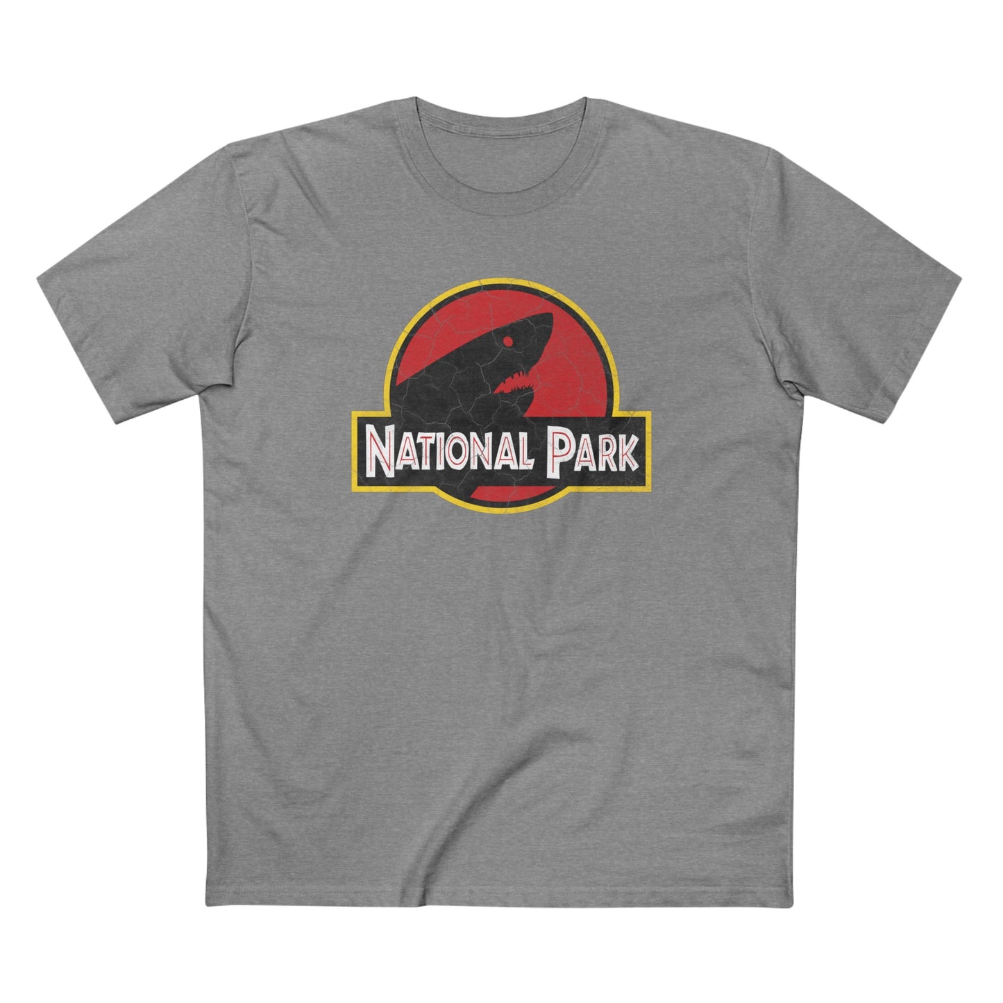 Shark National Park T-Shirt - Parody Logo