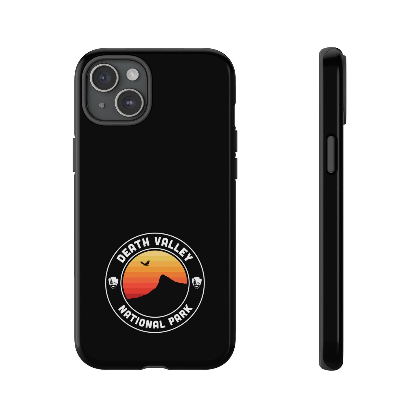 Death Valley National Park Phone Case - Round Emblem Design