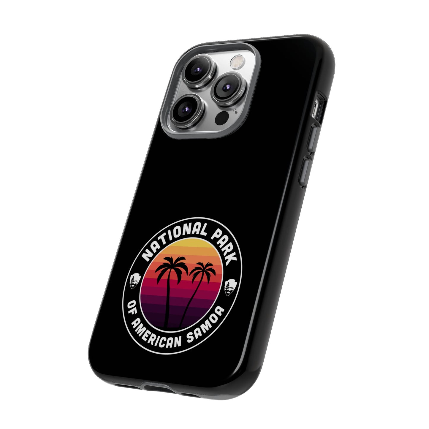 National Park of American Samoa Phone Case - Round Emblem Design