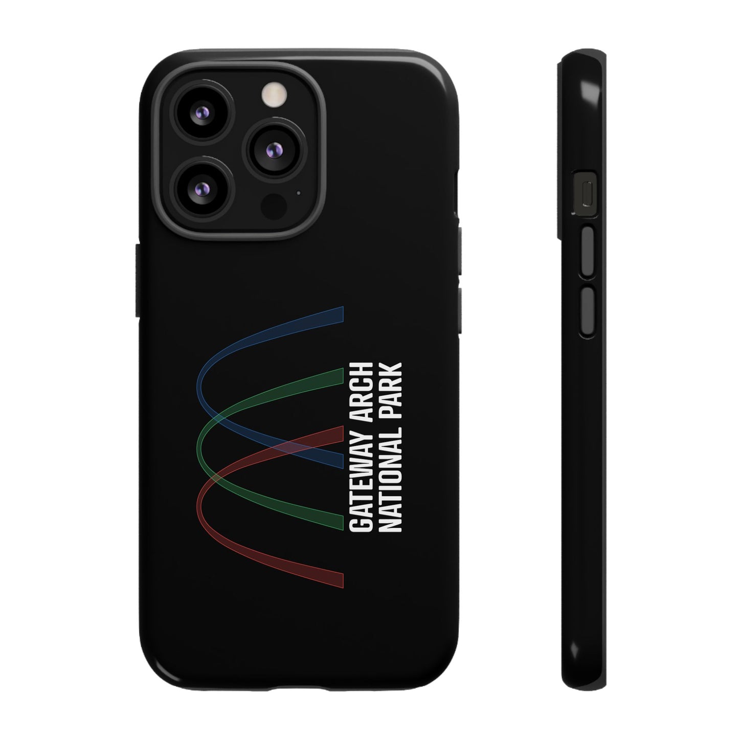 Gateway Arch National Park Phone Case - Histogram Design