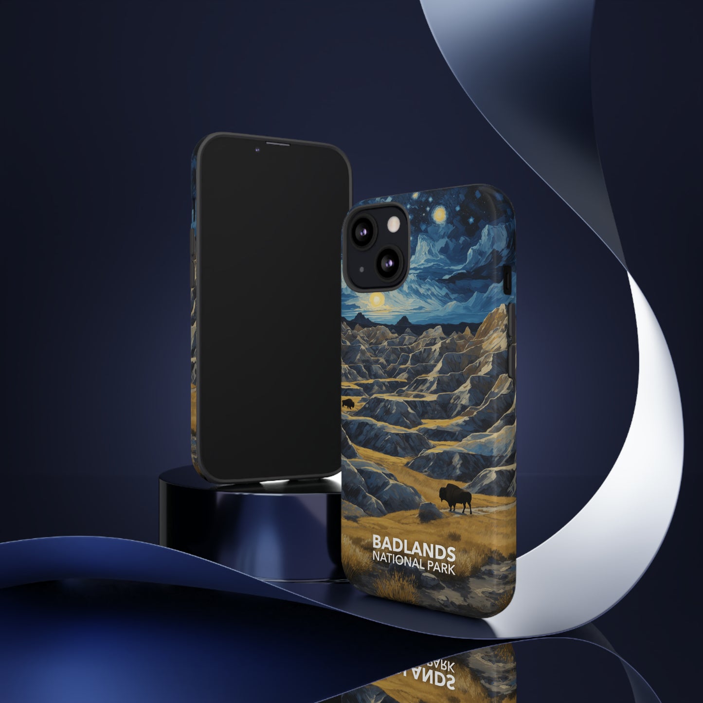 Badlands National Park Phone Case - Starry Night