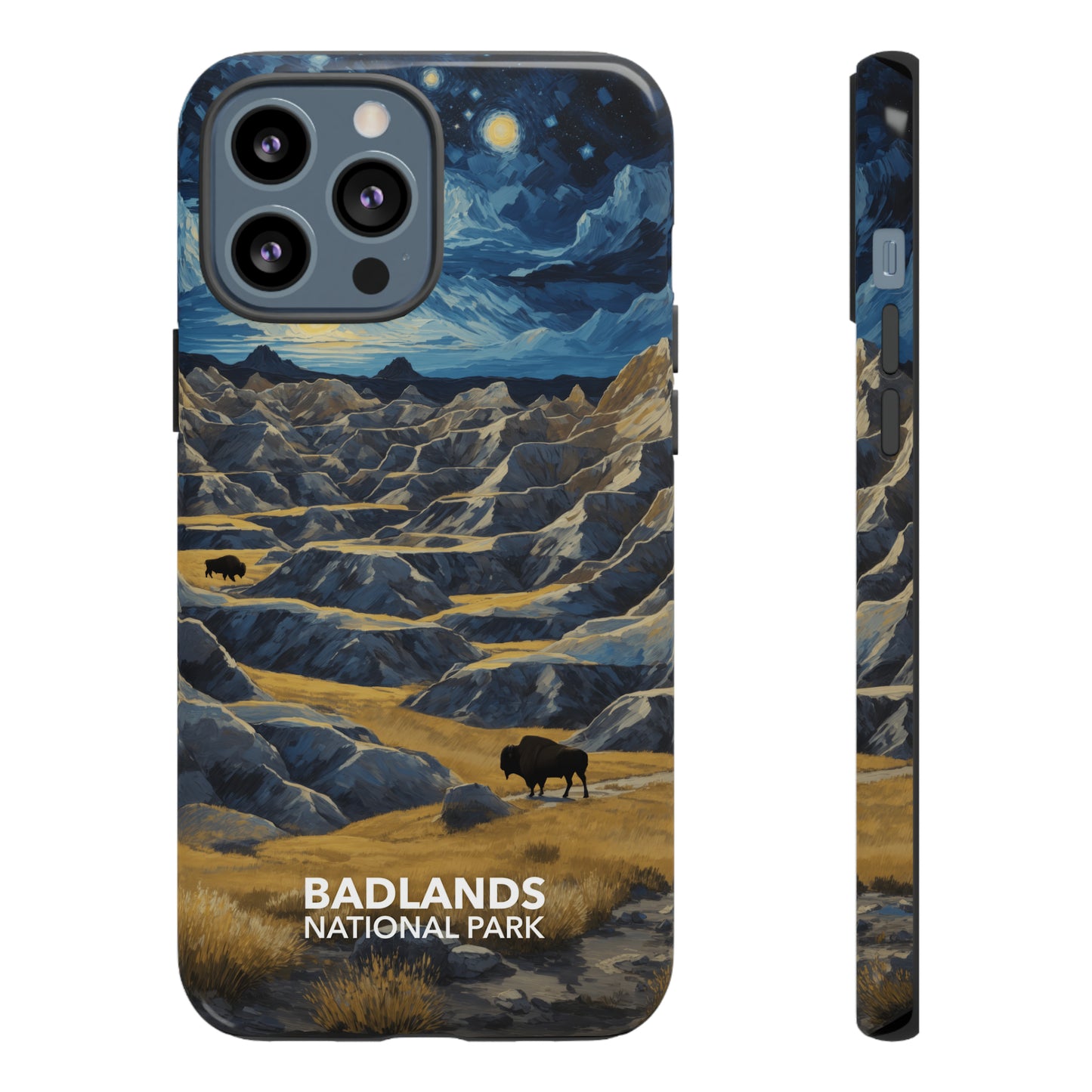 Badlands National Park Phone Case - Starry Night