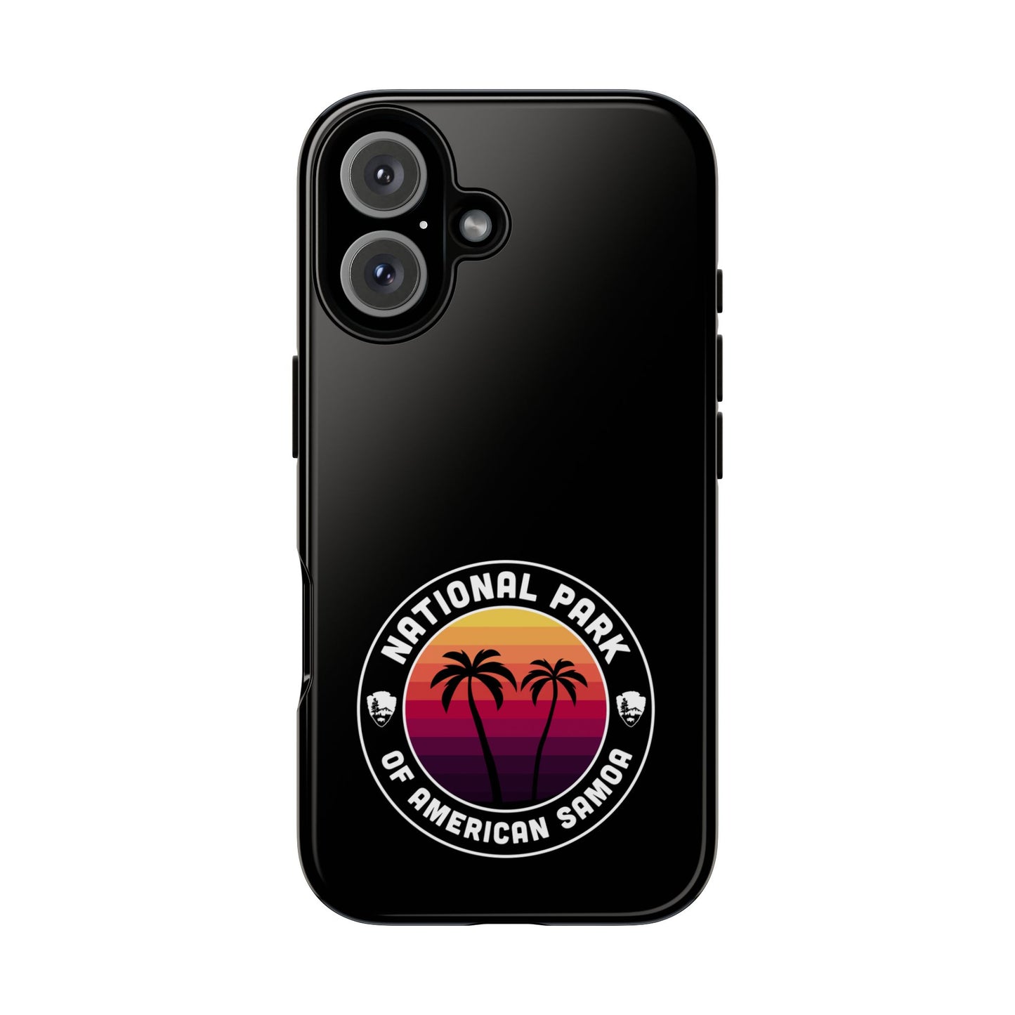 National Park of American Samoa Phone Case - Round Emblem Design