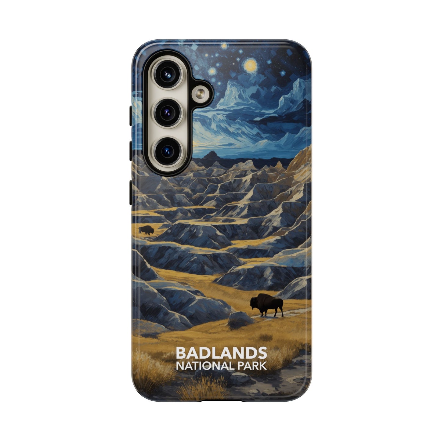 Badlands National Park Phone Case - Starry Night