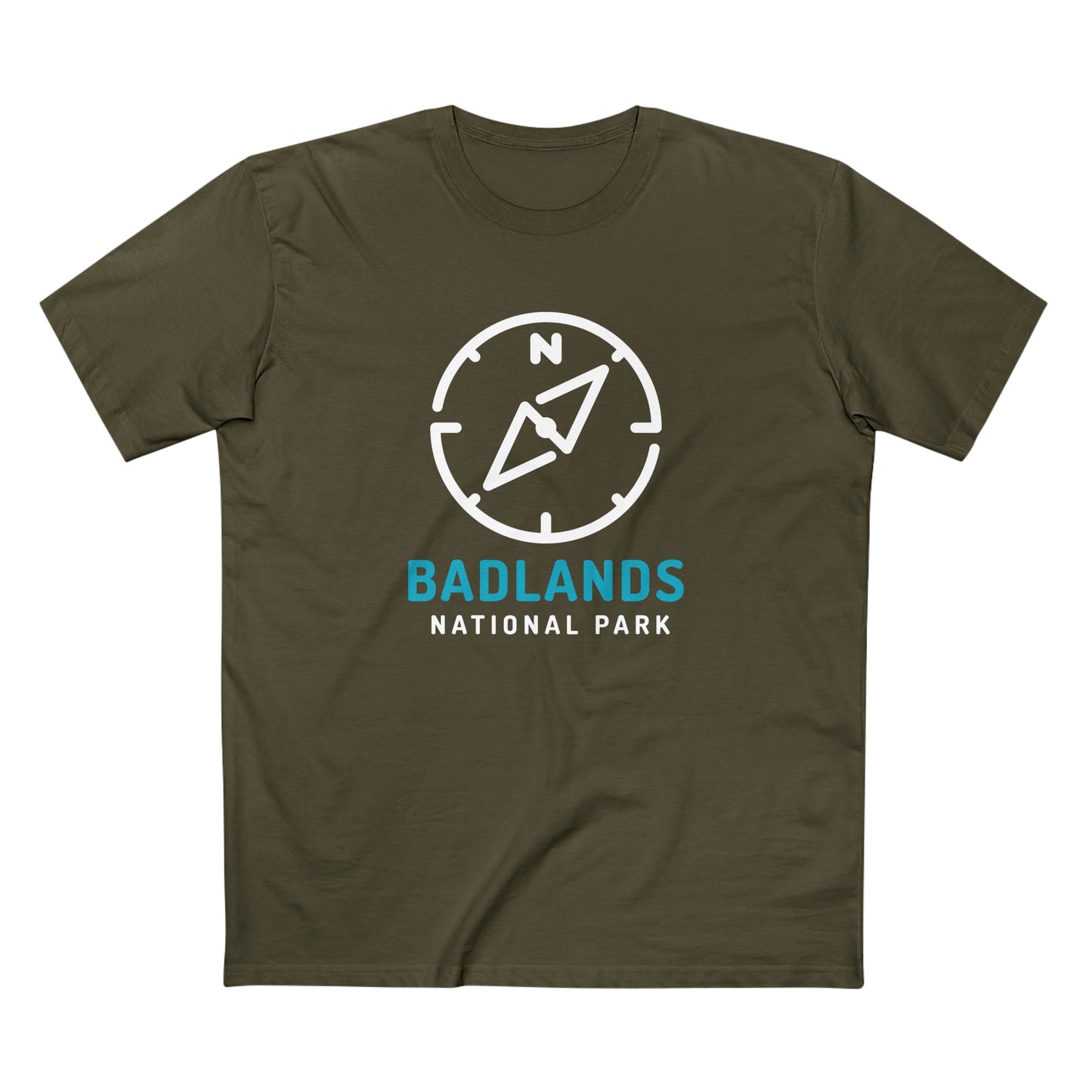 Badlands National Park T-Shirt Compass Design