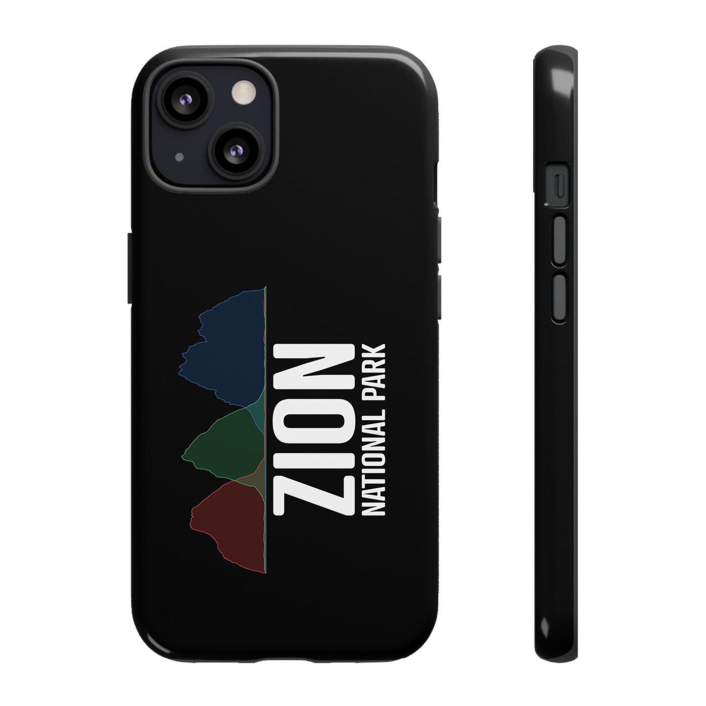 Zion National Park Phone Case - Histogram Design