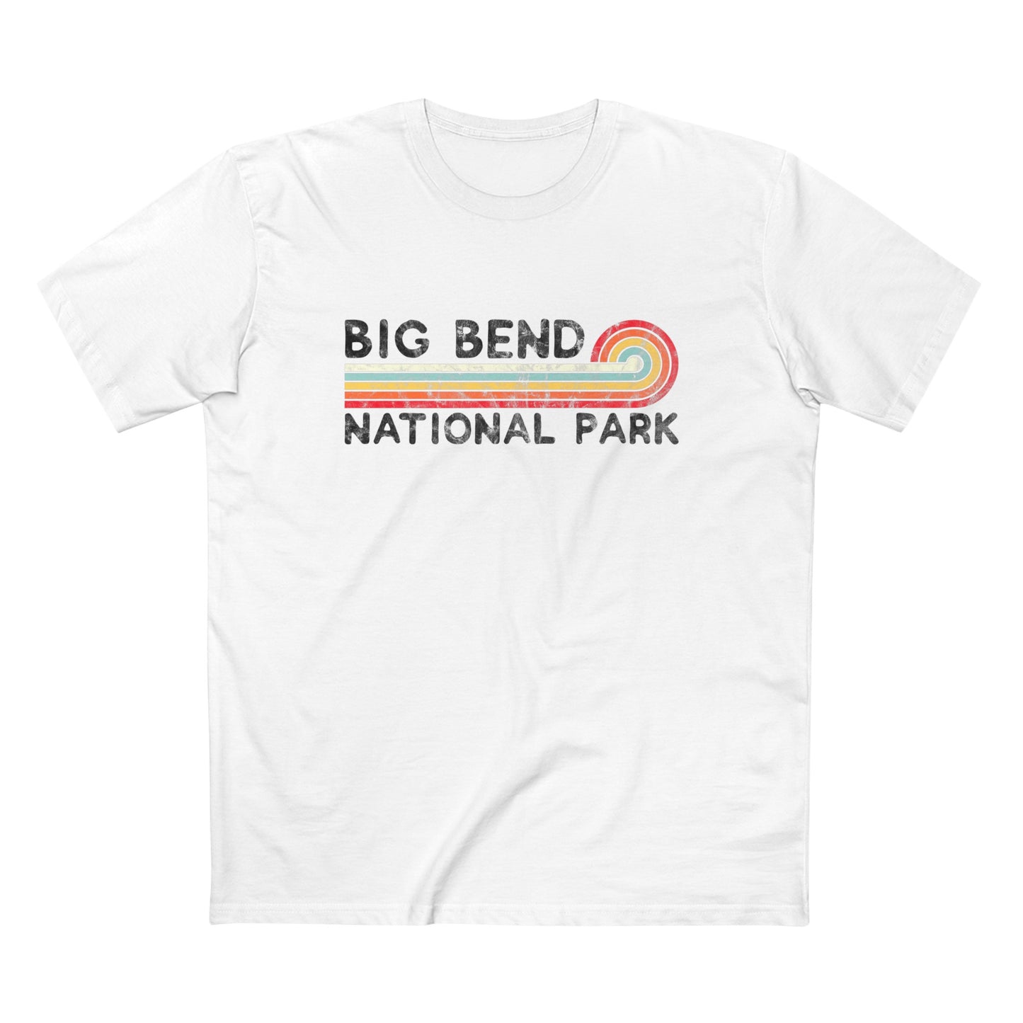 Big Bend National Park T-Shirt - Vintage Stretched Sunrise