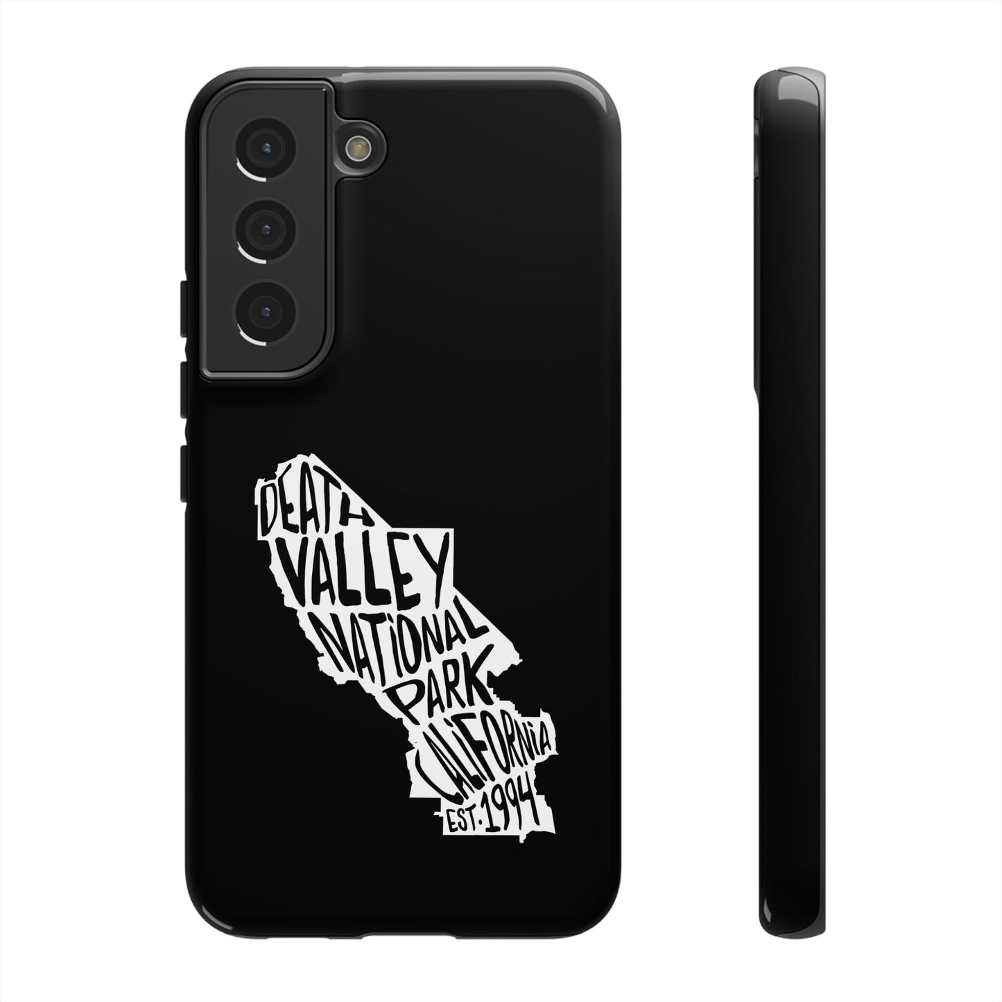 Death Valley National Park Phone Case - Map Design