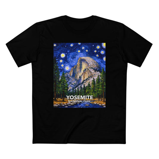 Yosemite National Park T-Shirt - The Starry Night