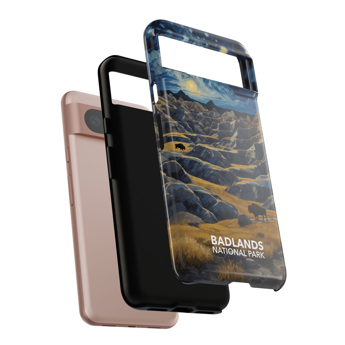 Badlands National Park Phone Case - Starry Night