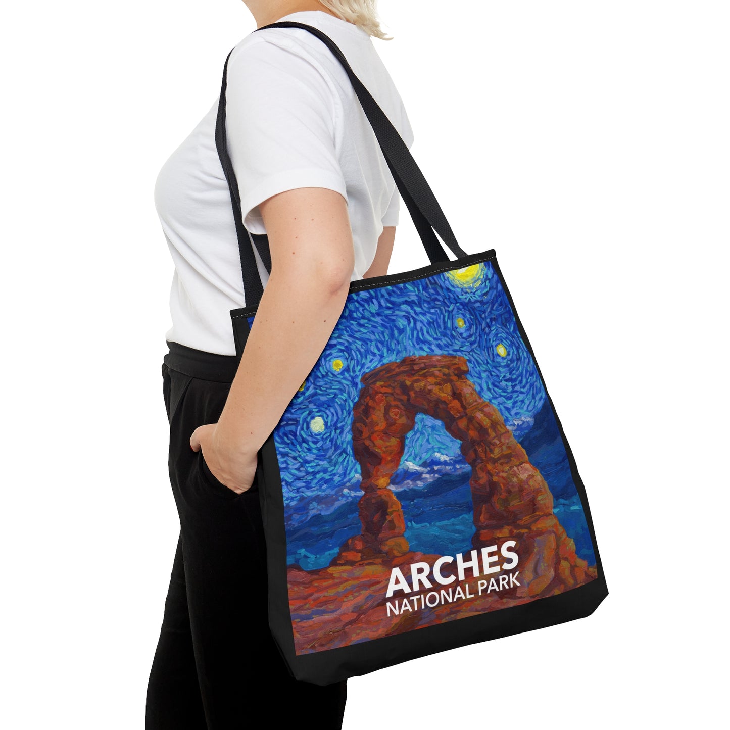Arches National Park Tote Bag - The Starry Night