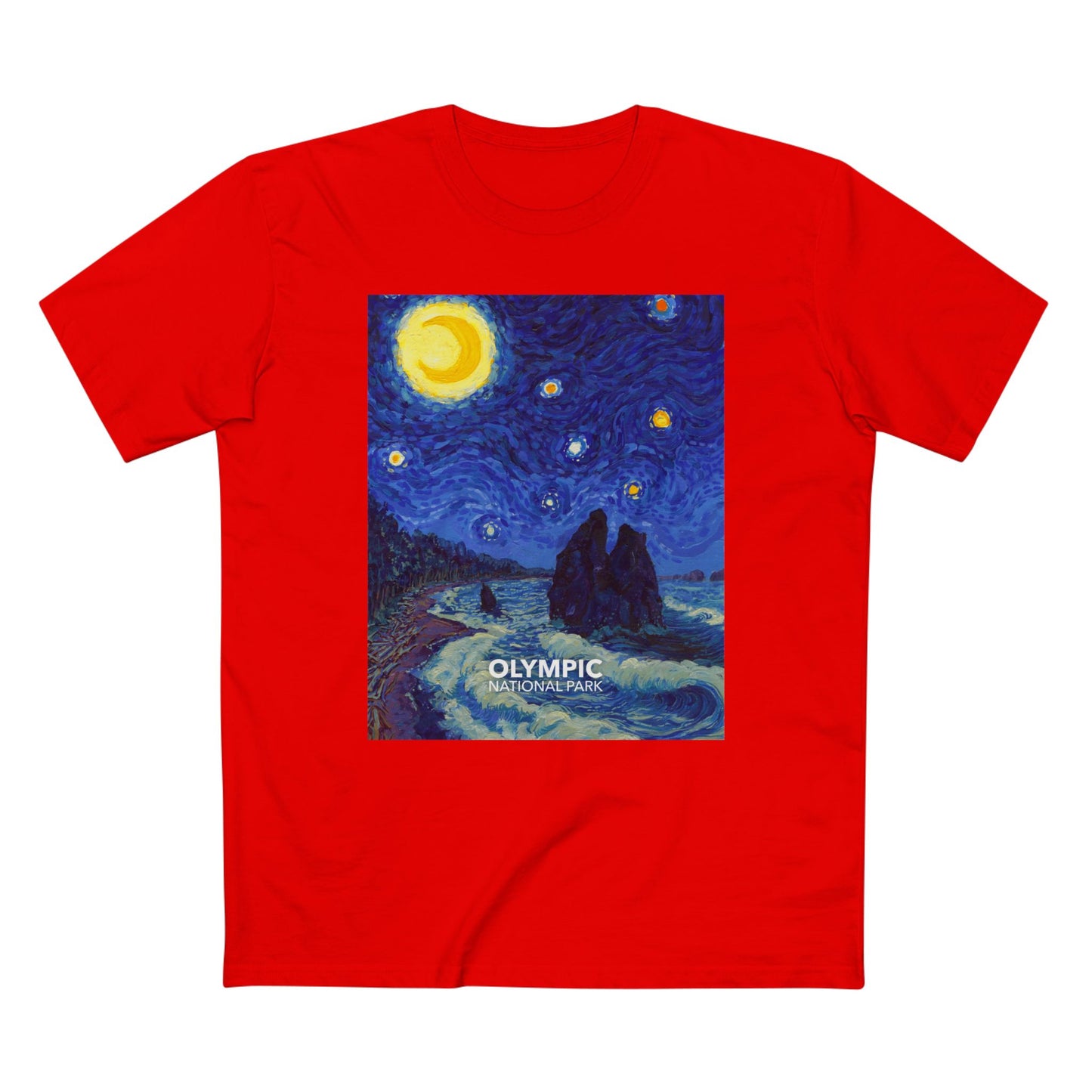 Olympic National Park T-Shirt - The Starry Night