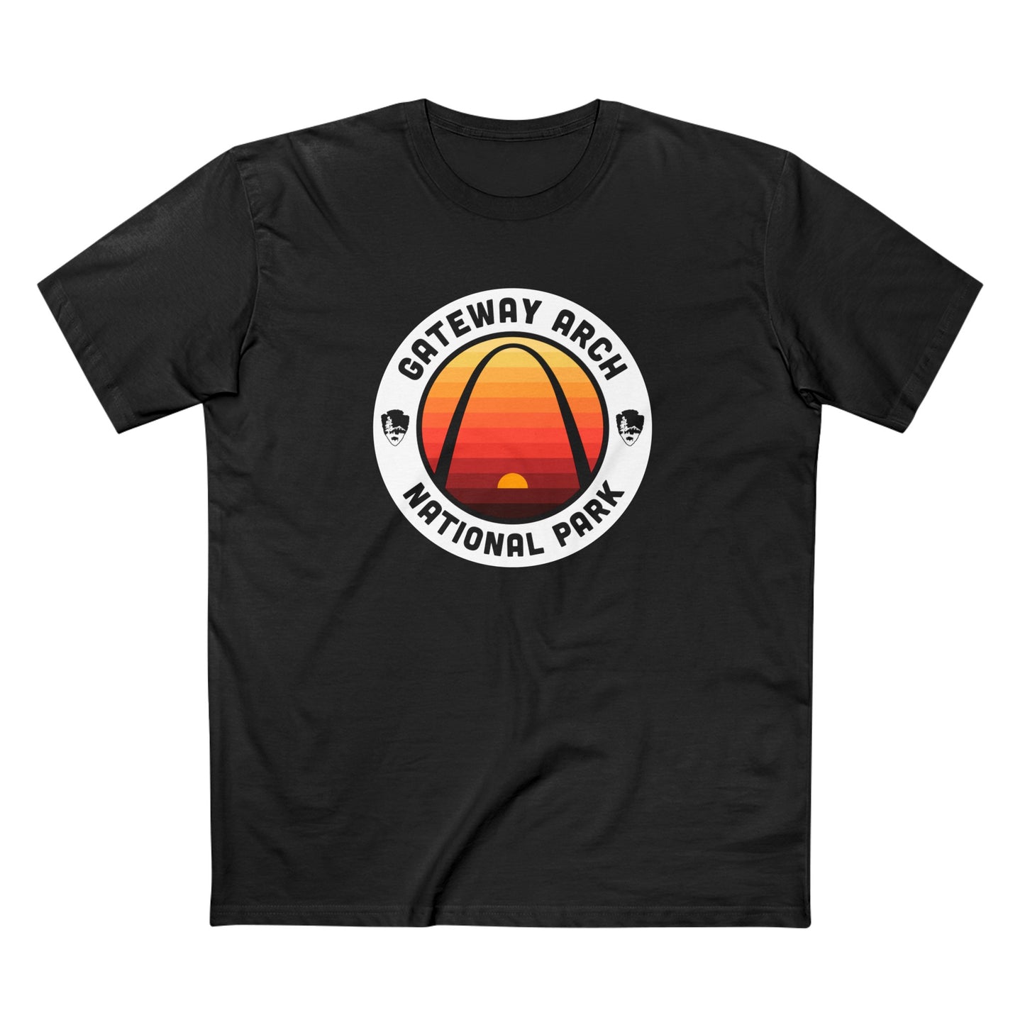 Gateway Arch National Park T-Shirt - Round Badge Design