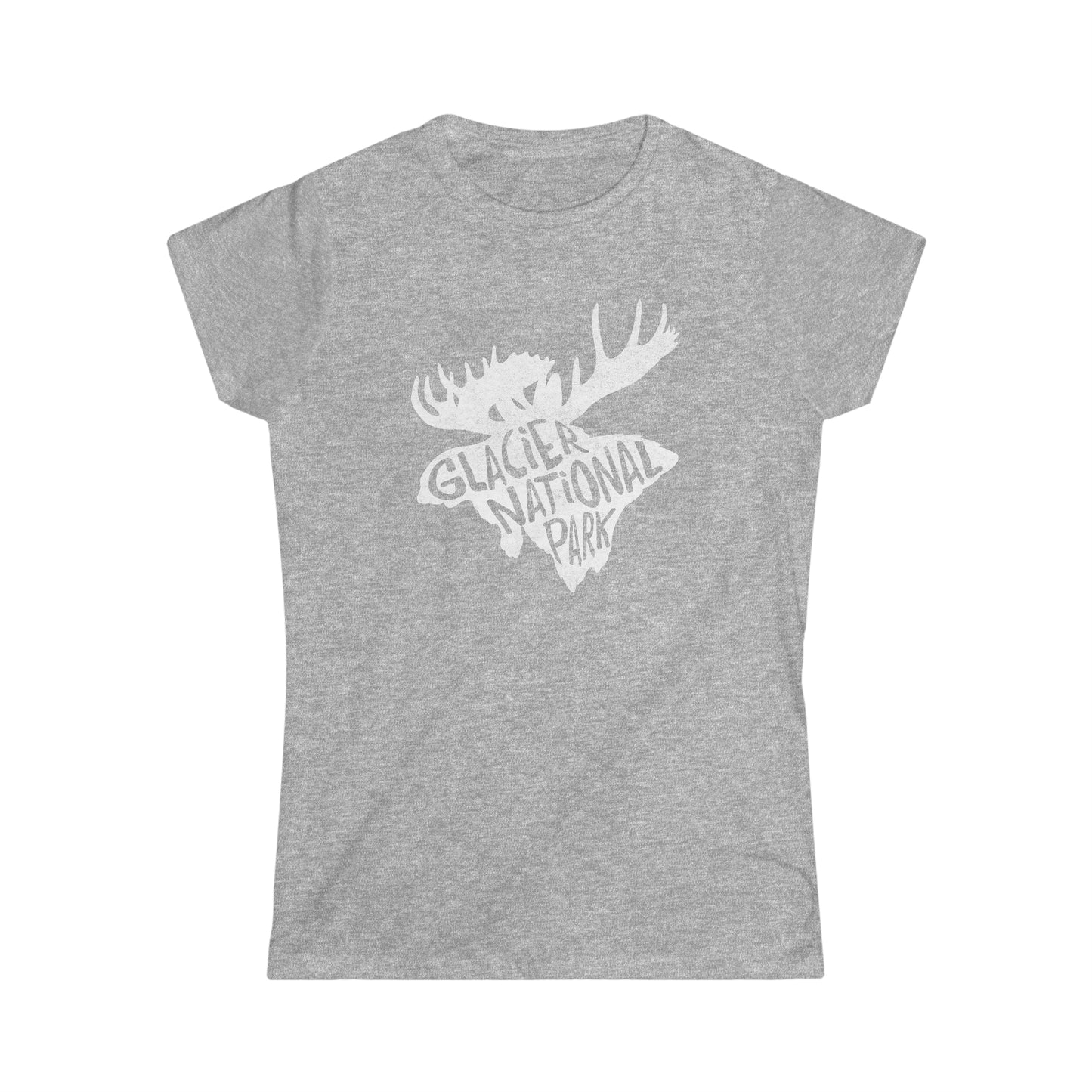 Glacier National Park Women's T-Shirt - Moose