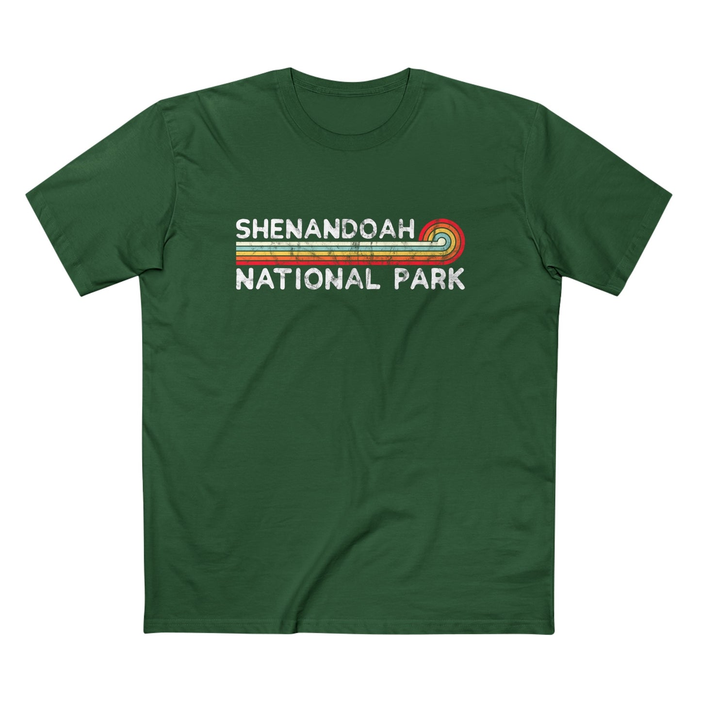 Shenandoah National Park T-Shirt - Vintage Stretched Sunrise