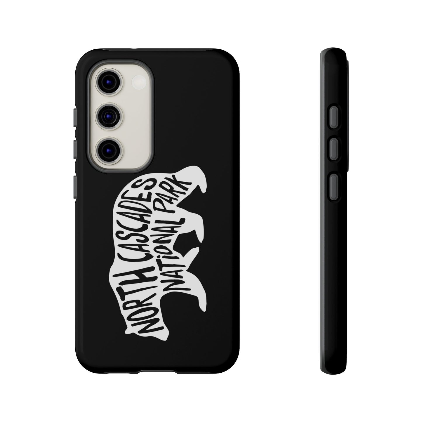 North Cascades National Park Phone Case - Black Bear Design