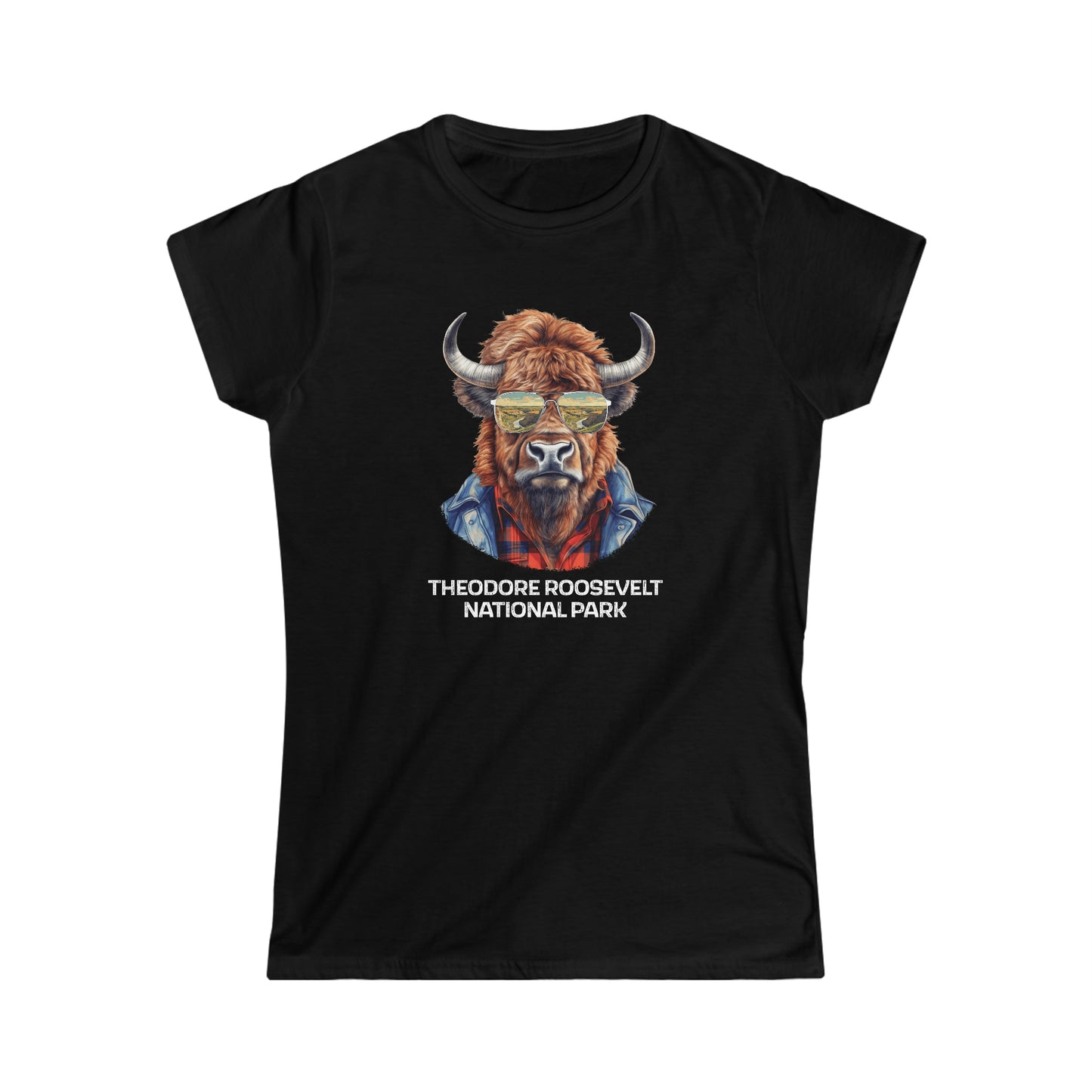 Theodore Roosevelt National Park Women's T-Shirt - Cool Bison