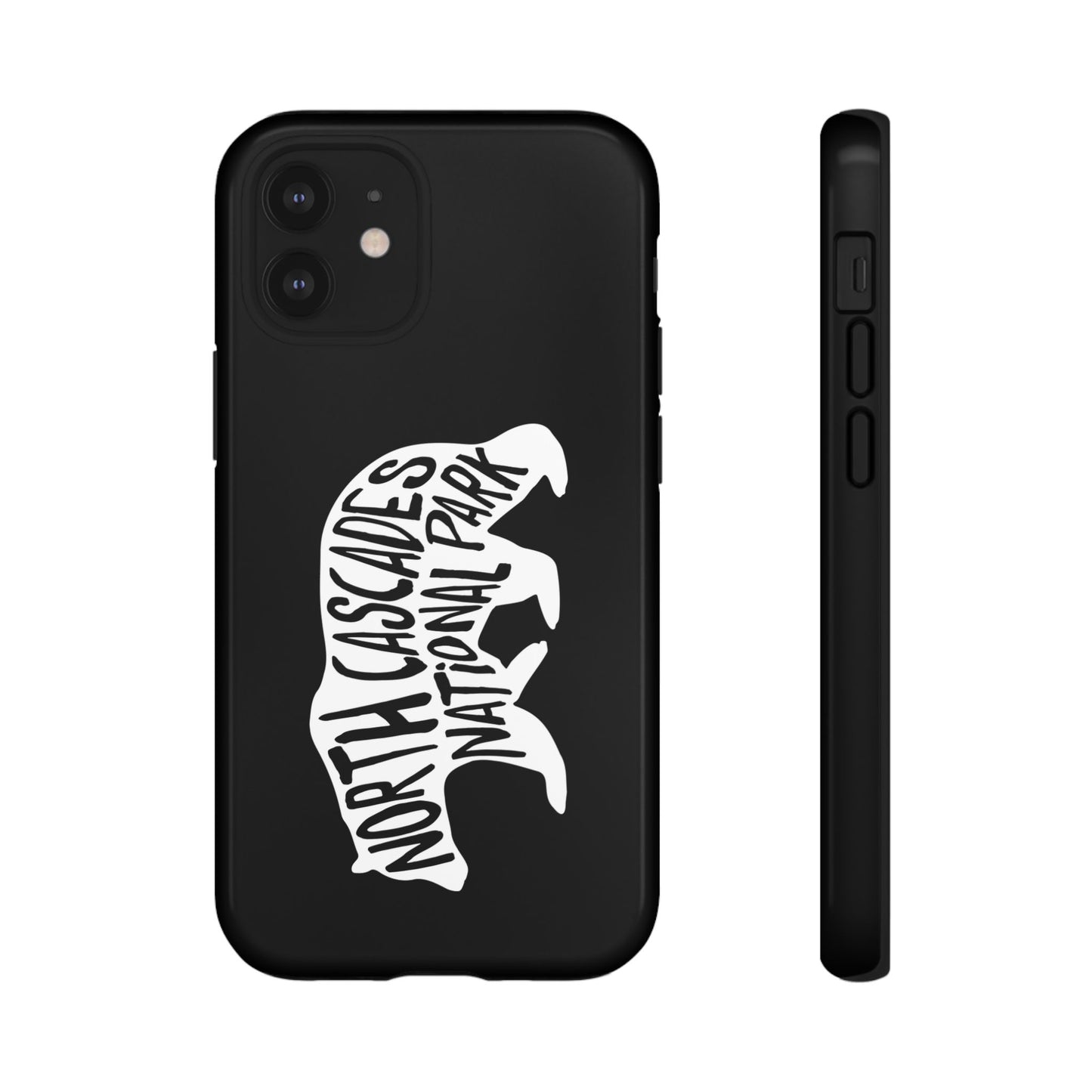 North Cascades National Park Phone Case - Black Bear Design