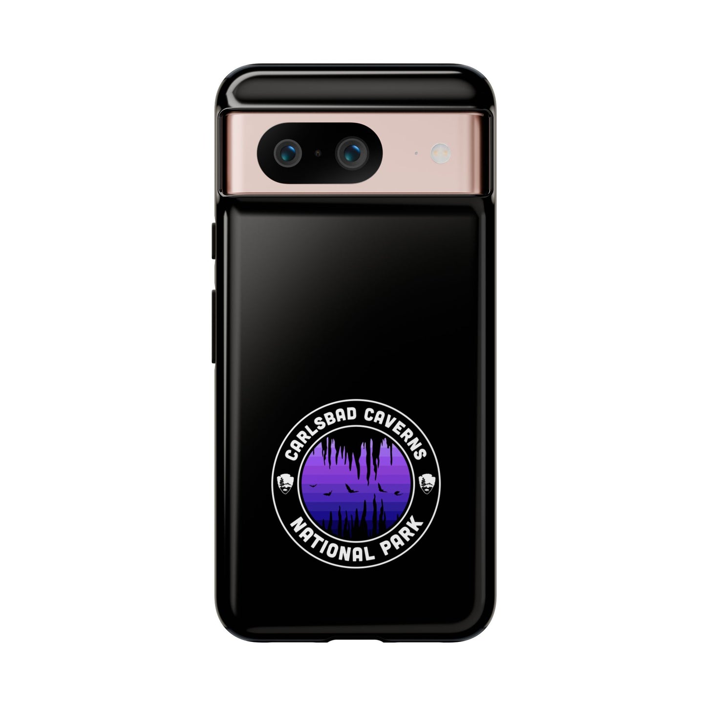 Carlsbad Caverns National Park Phone Case - Round Emblem Design