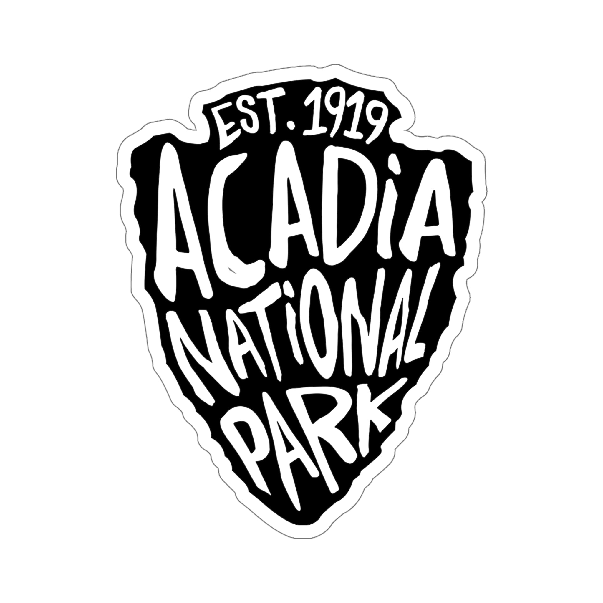 Acadia National Park Sticker Arrow Head Design National Parks