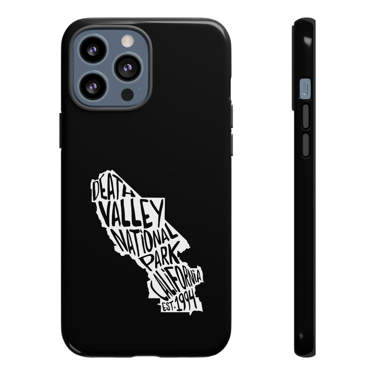 Death Valley National Park Phone Case - Map Design