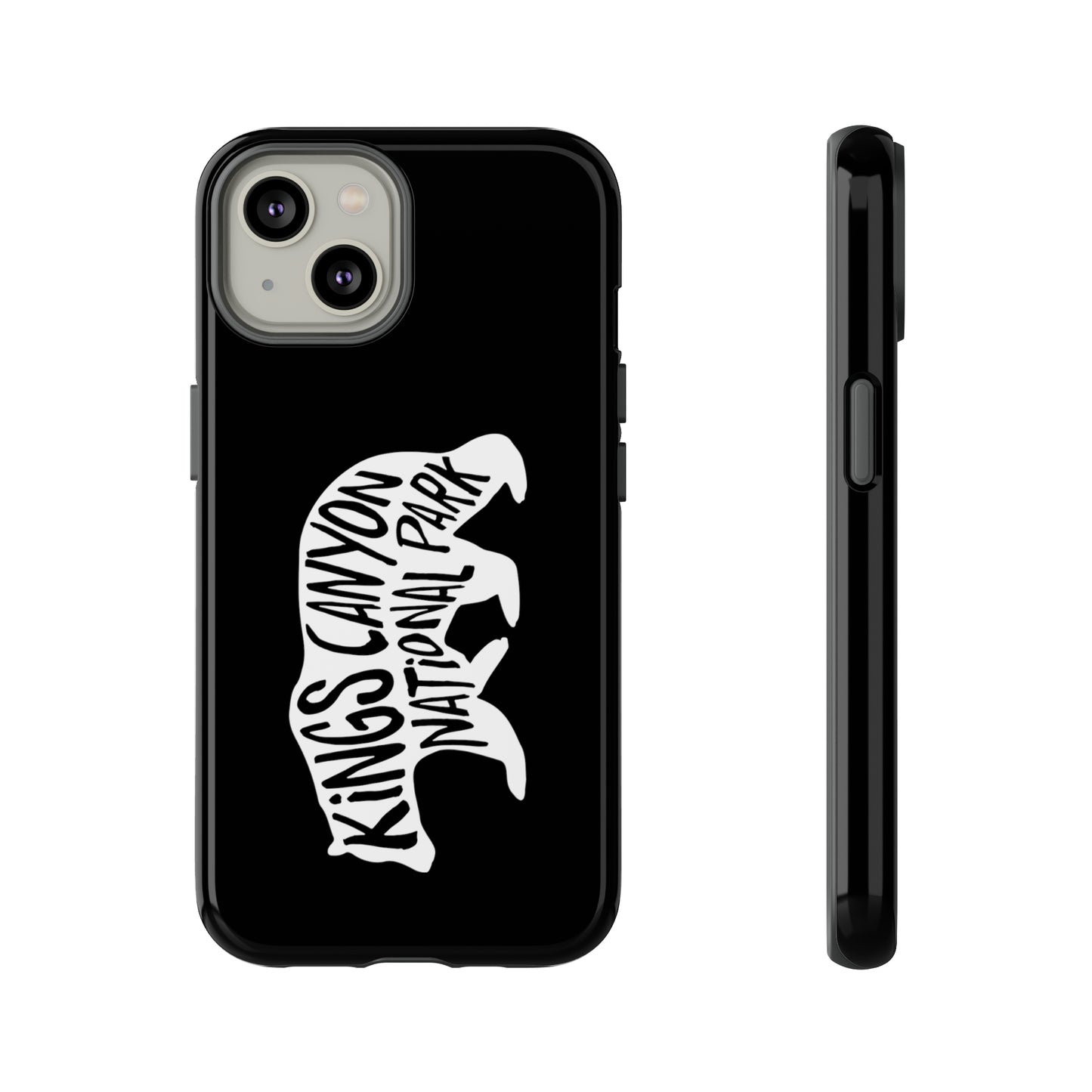 Kings Canyon National Park Phone Case - Black Bear Design