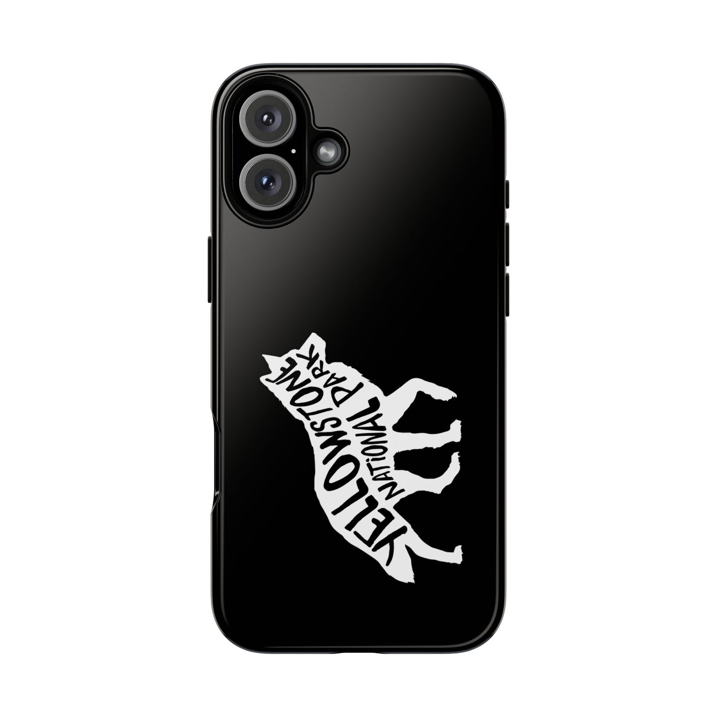 Yellowstone National Park Phone Case - Wolf Design