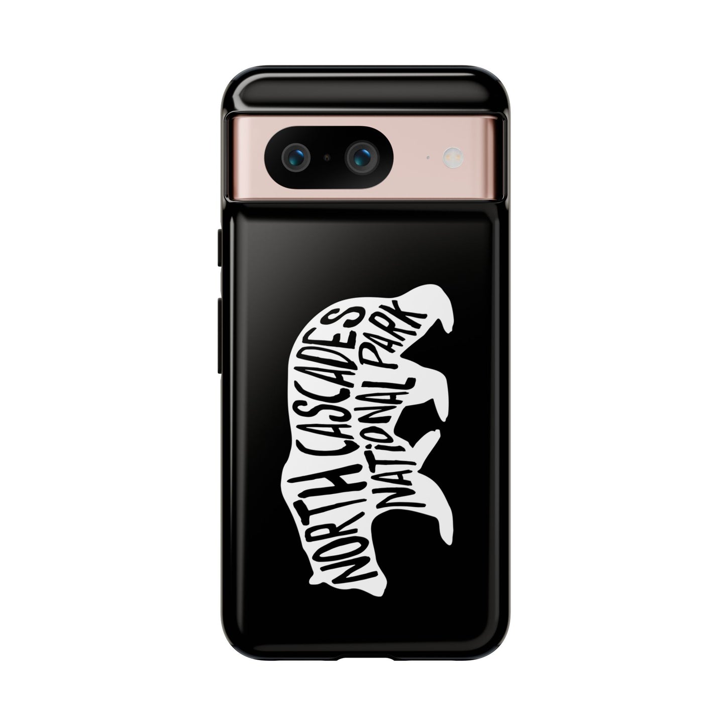 North Cascades National Park Phone Case - Black Bear Design