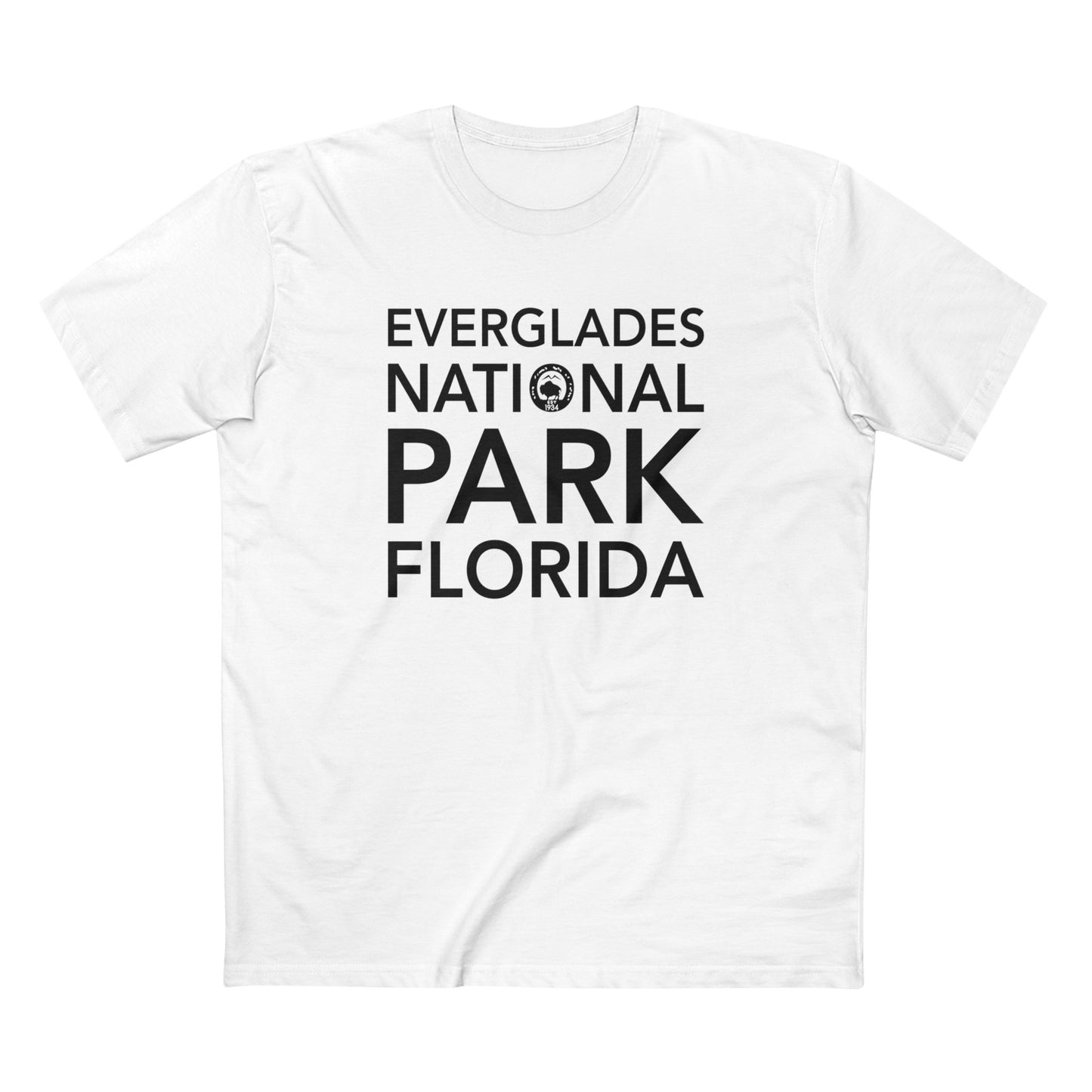 Everglades National Park T-Shirt Block Text