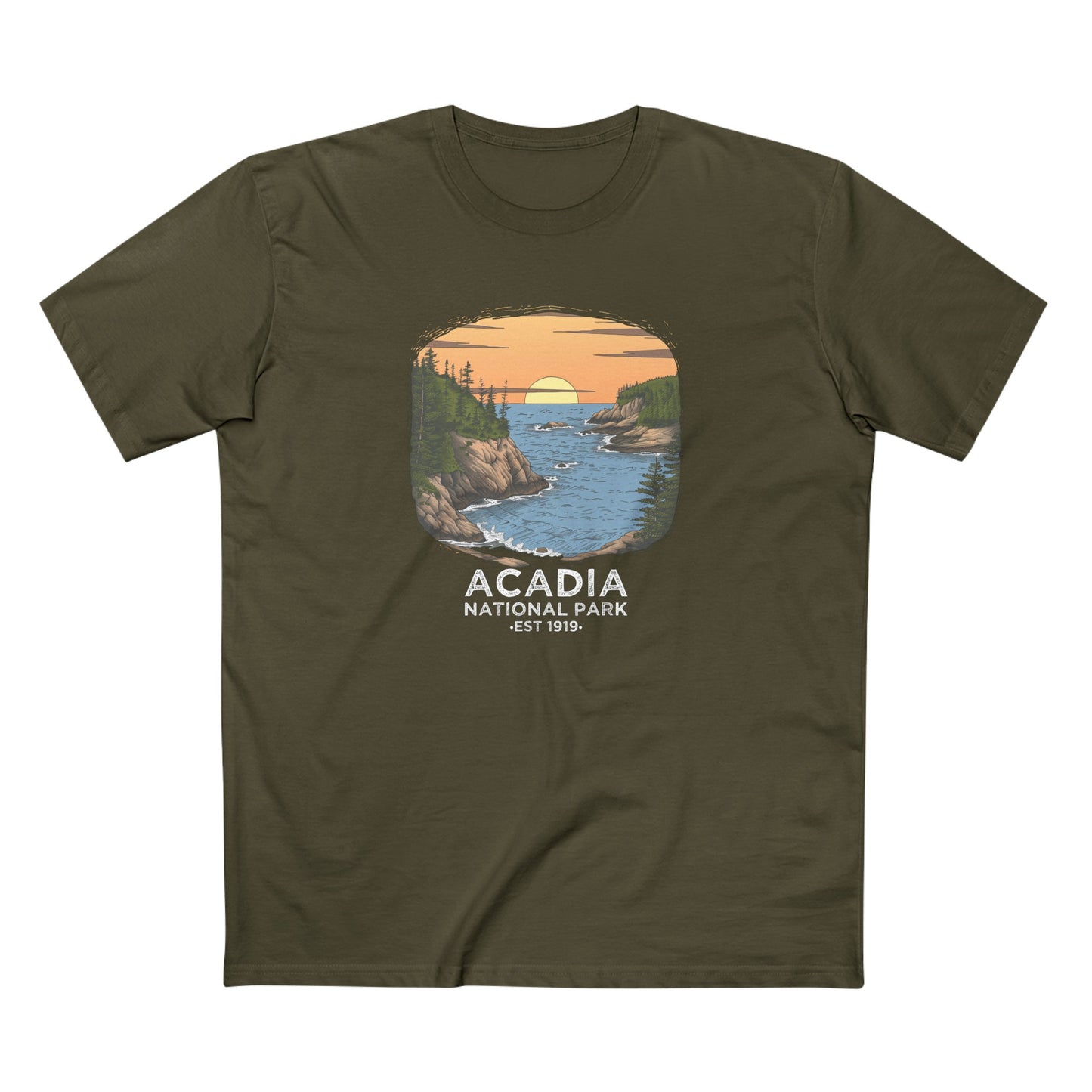 Acadia National Park T-Shirt - Vintage Design